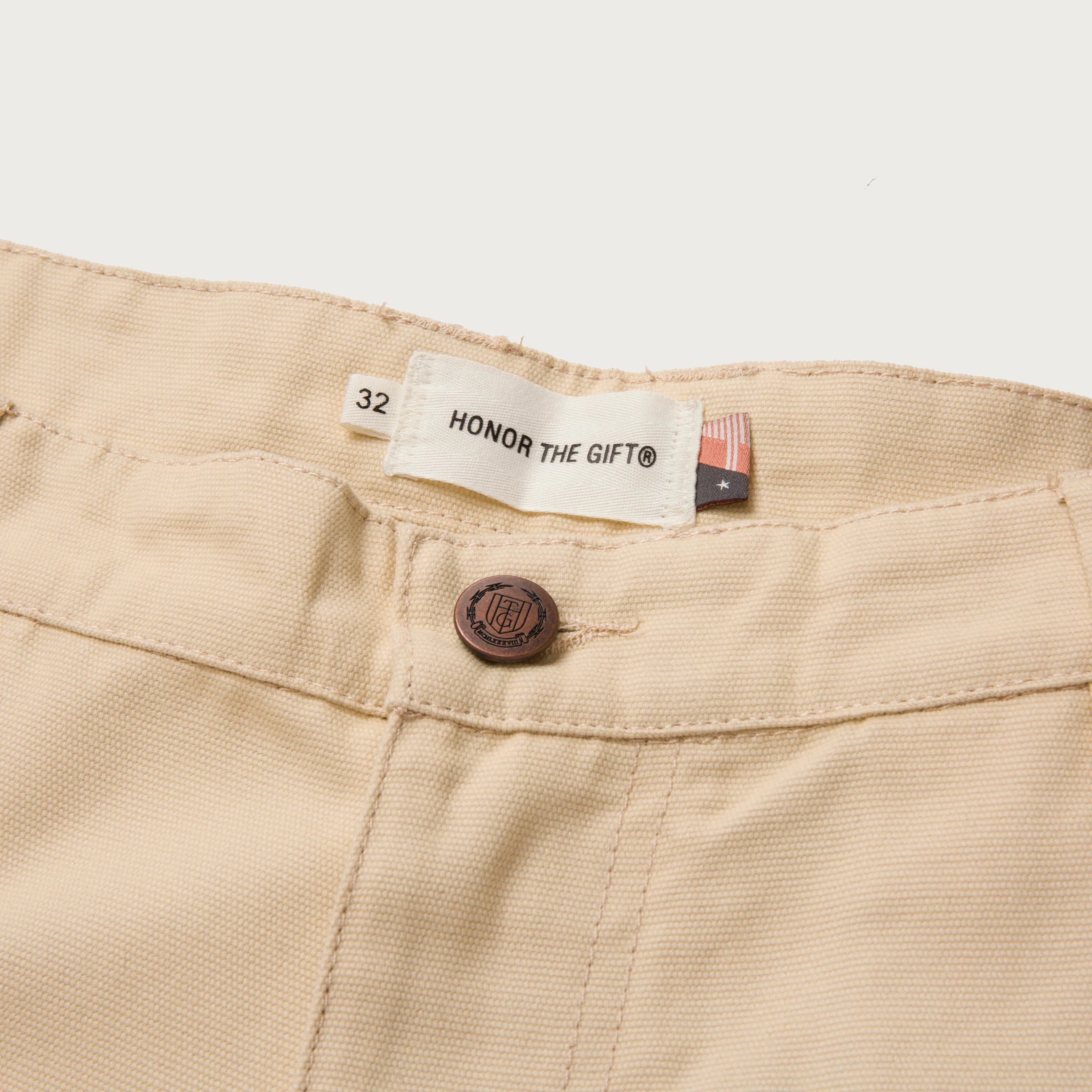 Canvas Piping Pant - Bone sold by Honor the Gift product image thumbnail 4