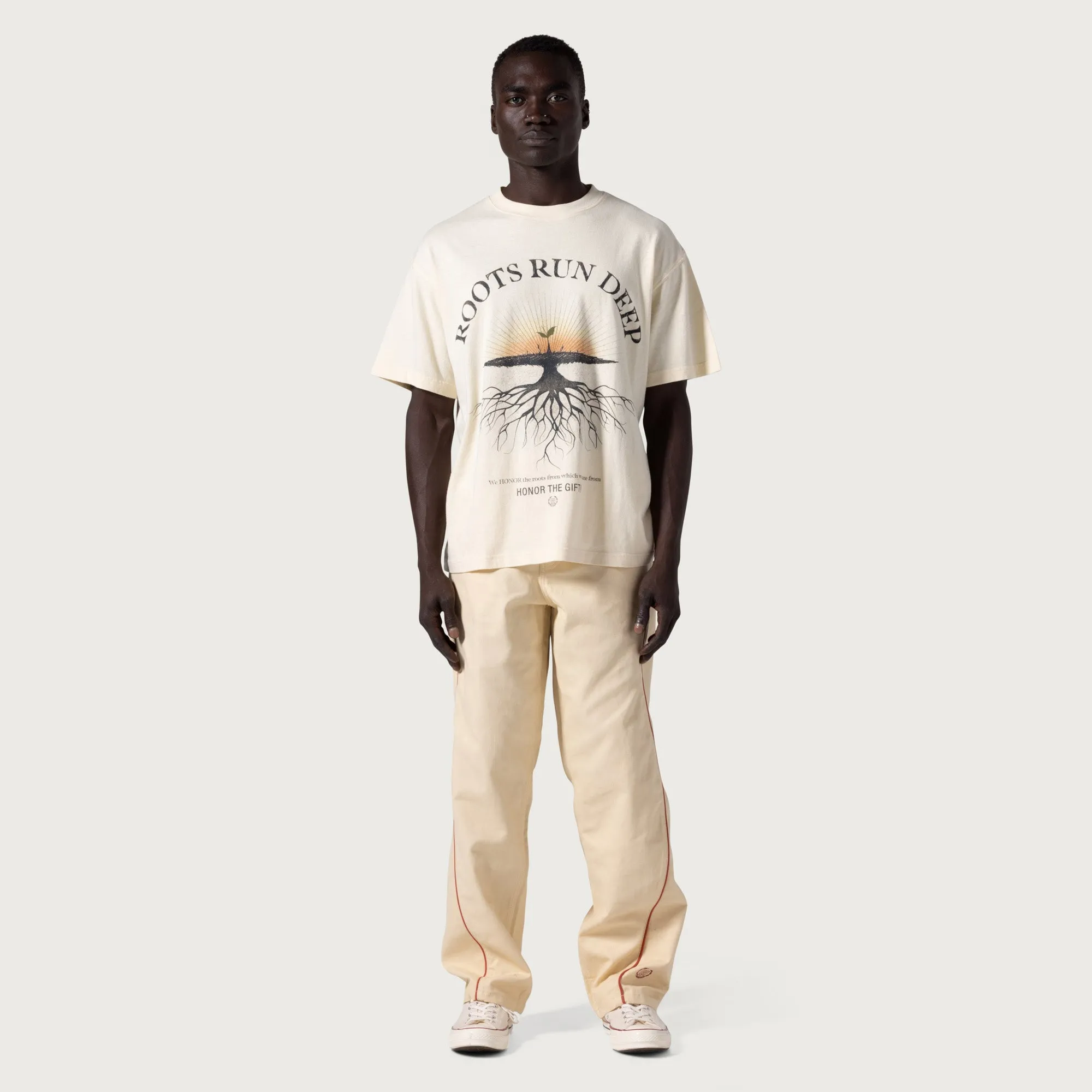 Canvas Piping Pant - Bone sold by Honor the Gift product image thumbnail 3