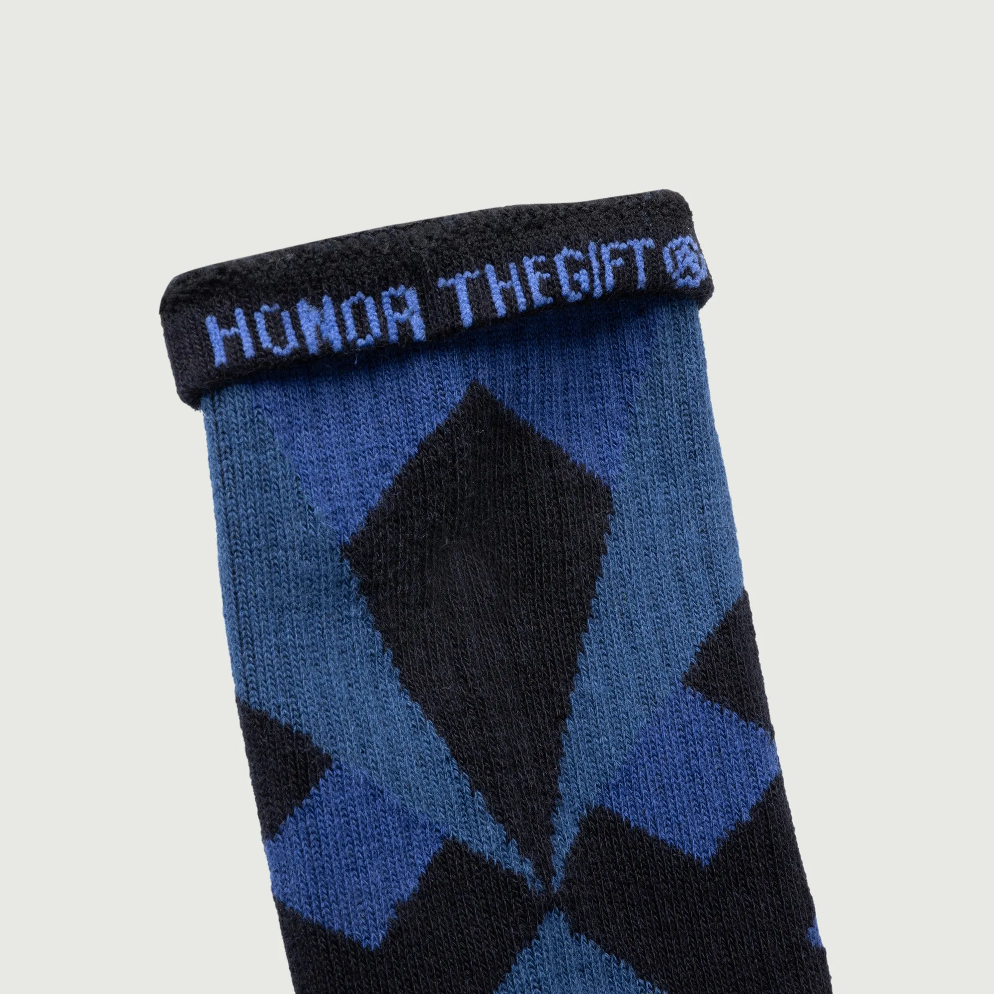 Panel Ribbed Sock - Navy sold by Honor the Gift product image thumbnail 2