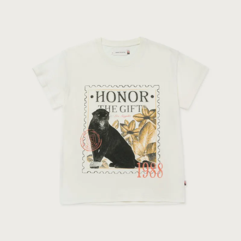 Womens 1988 Stamp T-Shirt - Bone made by Honor the Gift
