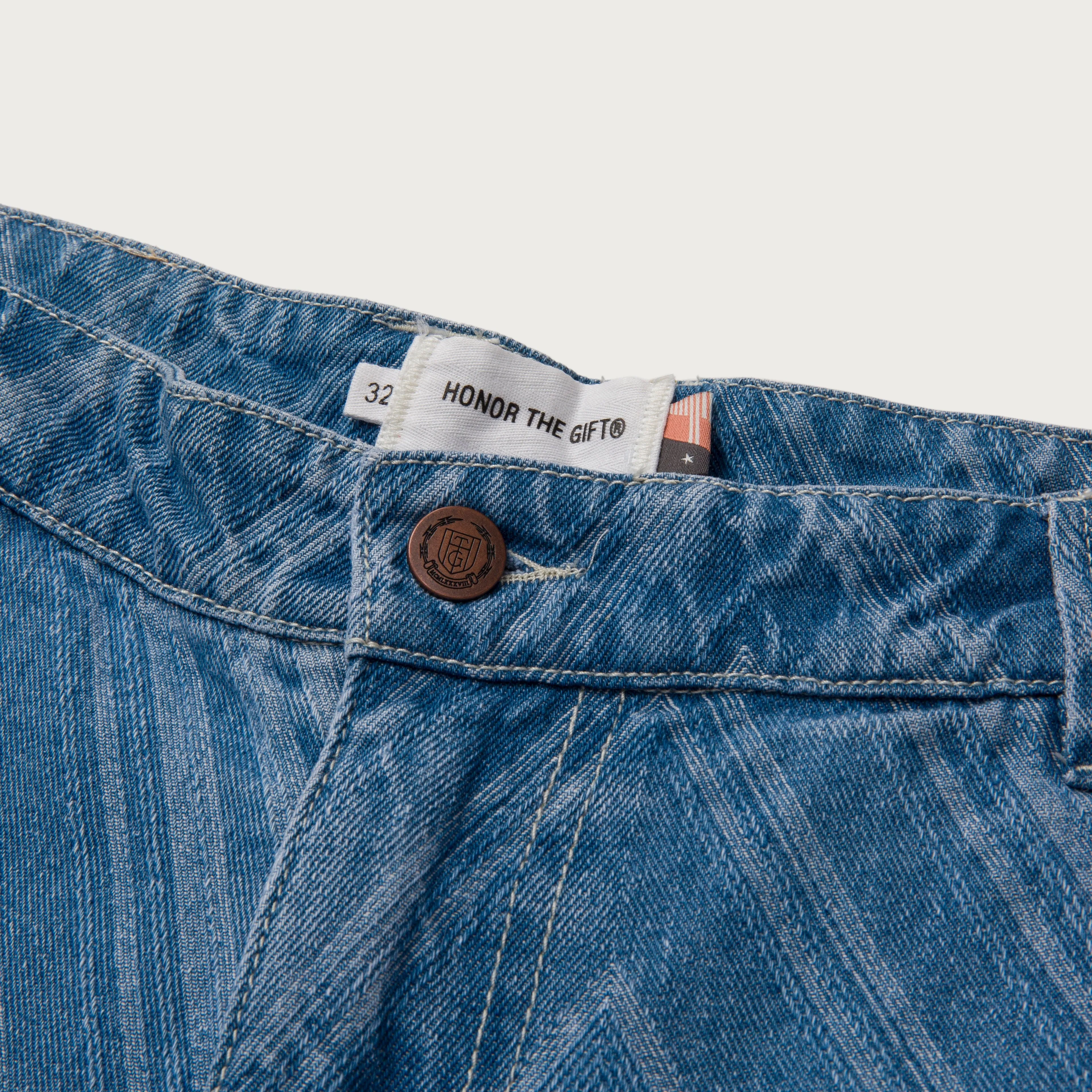 Diamond Denim Pant - Indigo sold by Honor the Gift product image thumbnail 4