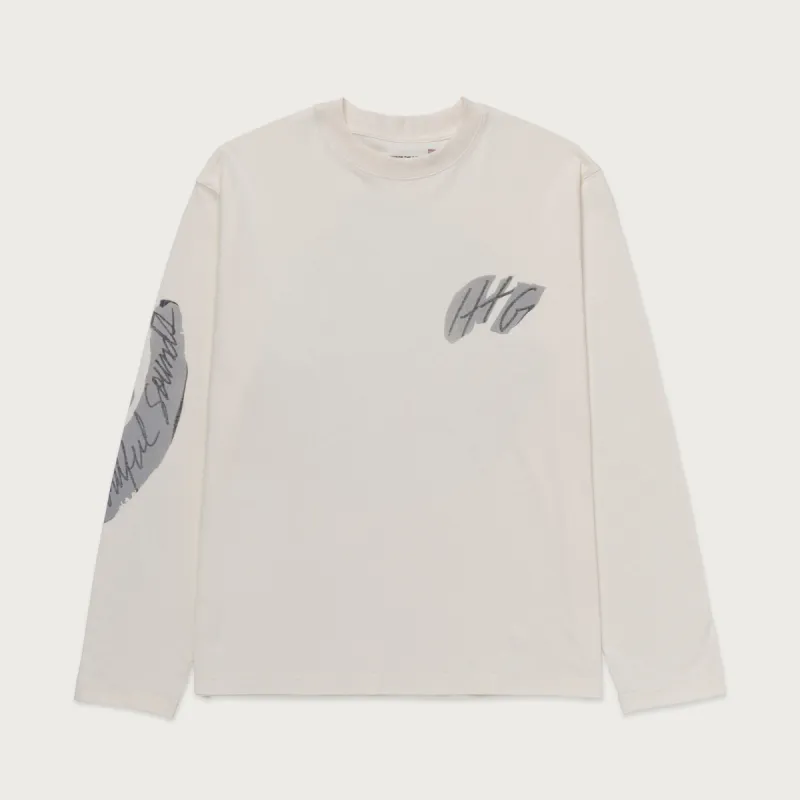 LS Music Collage Tee - Cream sold by Honor the Gift