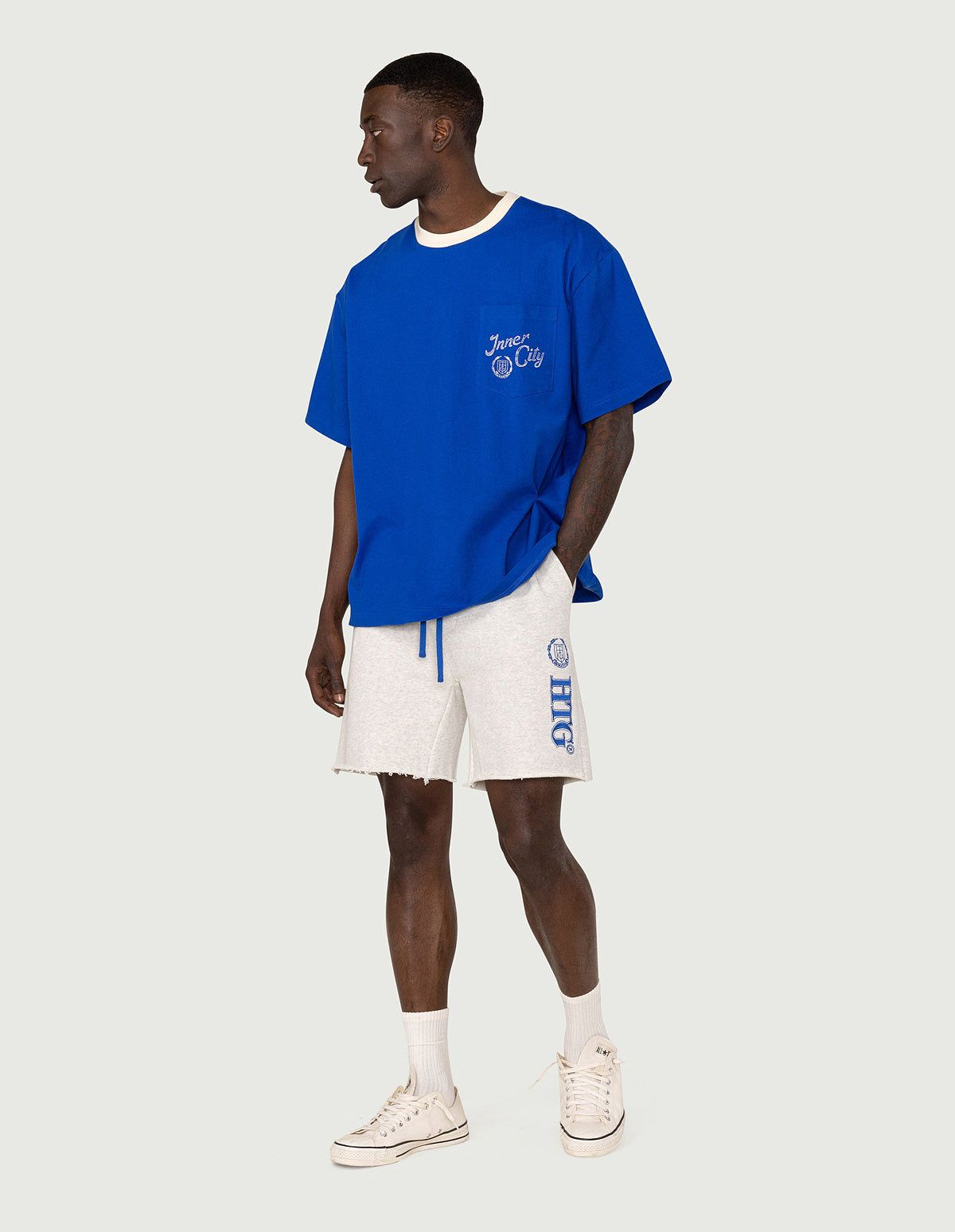 Neighborhood Pocket T-Shirt - Long Beach Blue sold by Honor the Gift product image thumbnail 3