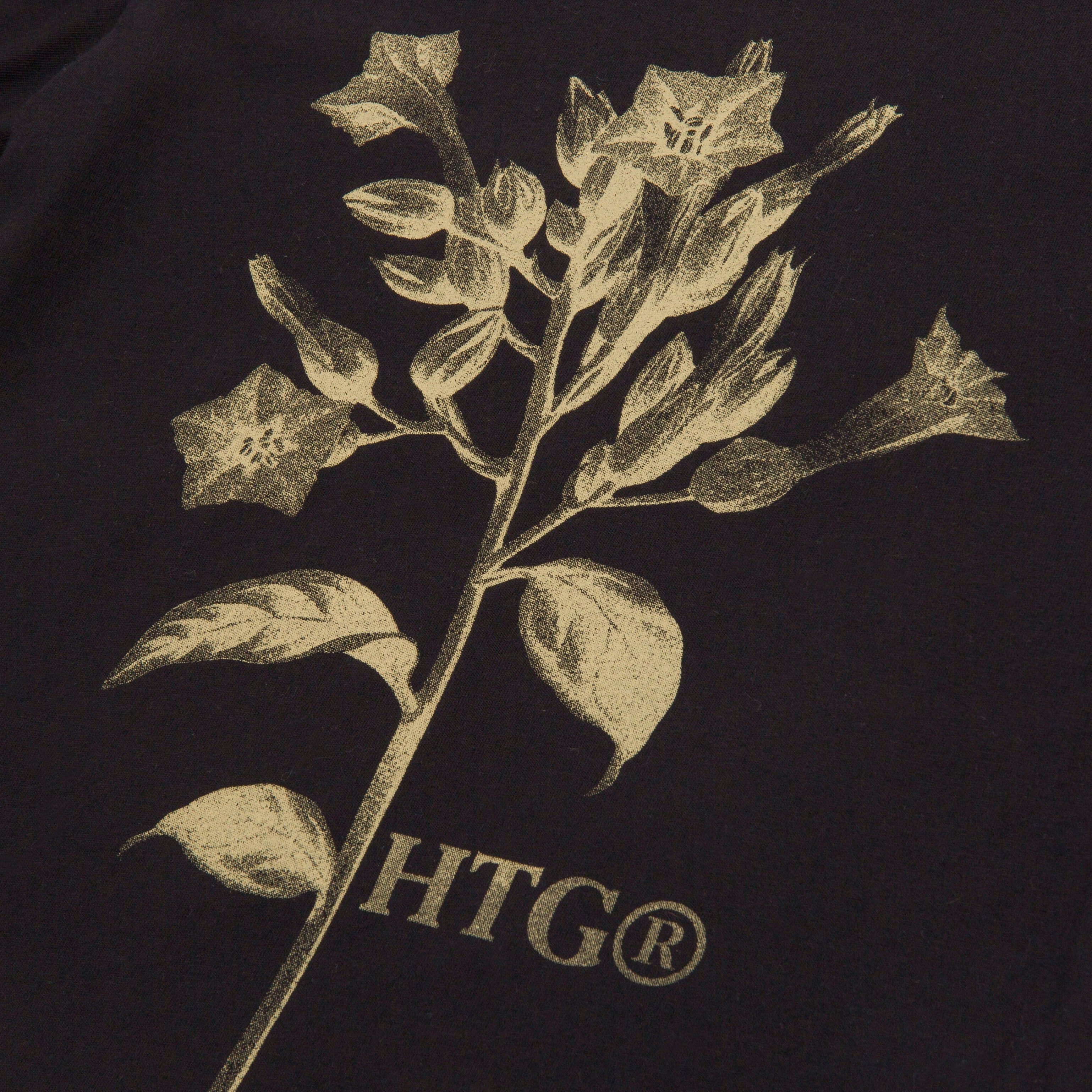 Womens Tobacco Flower T-Shirt - Black sold by Honor the Gift product image thumbnail 3
