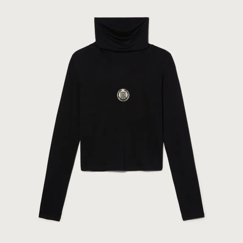 Womens Turtle Neck - Black sold by Honor the Gift