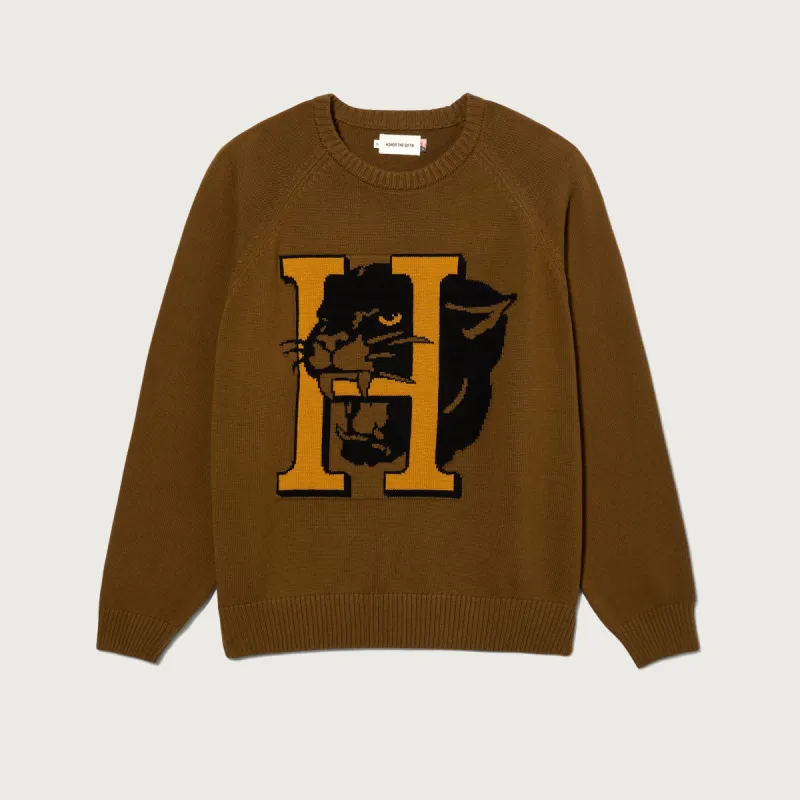 Mascot Sweater - Olive sold by Honor the Gift