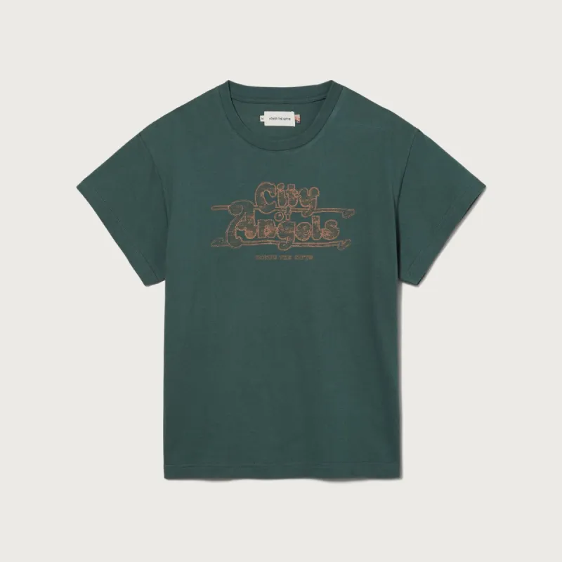 Womens Los Angeles T-Shirt - Olive sold by Honor the Gift