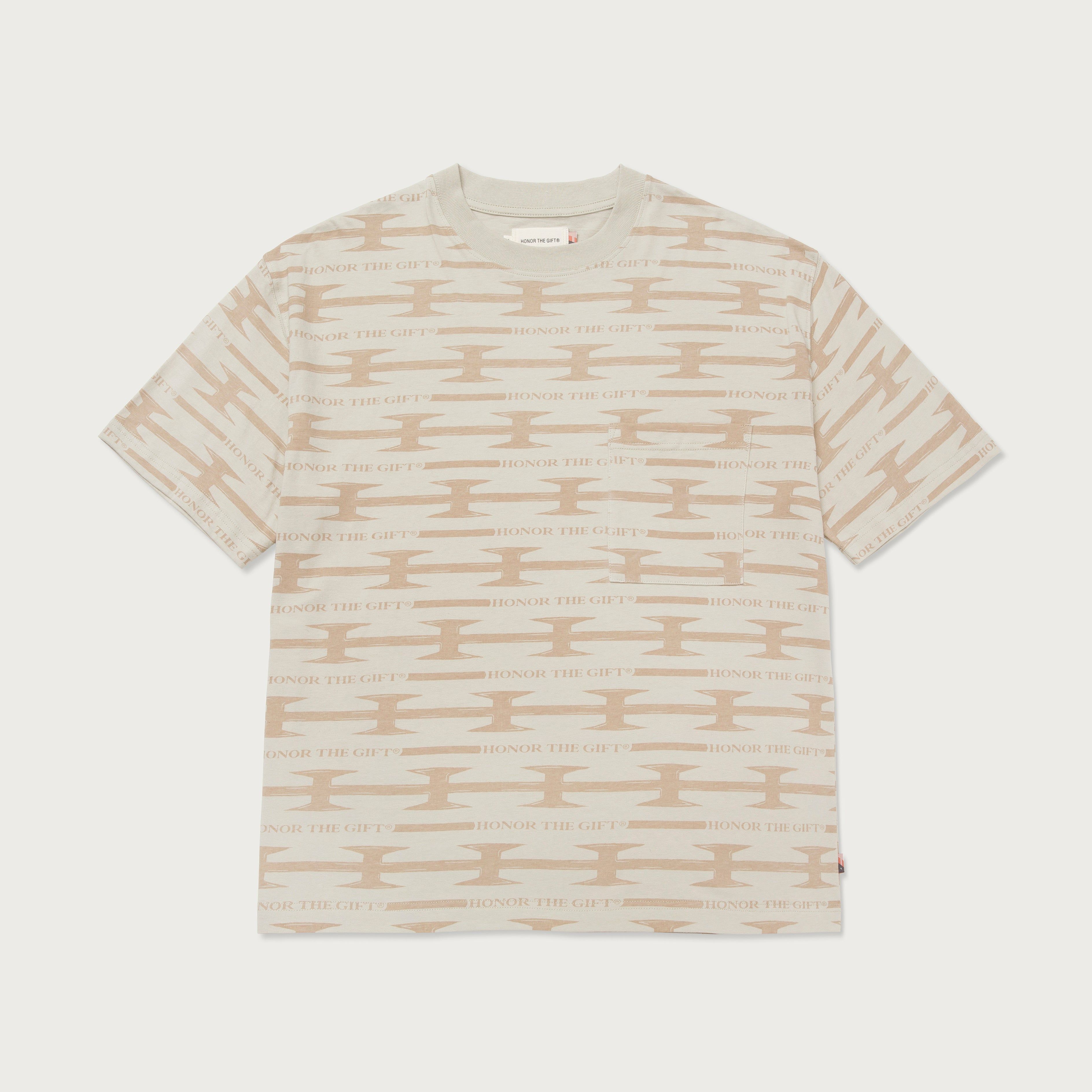 H Wire Knit T-Shirt - Bone sold by Honor the Gift
