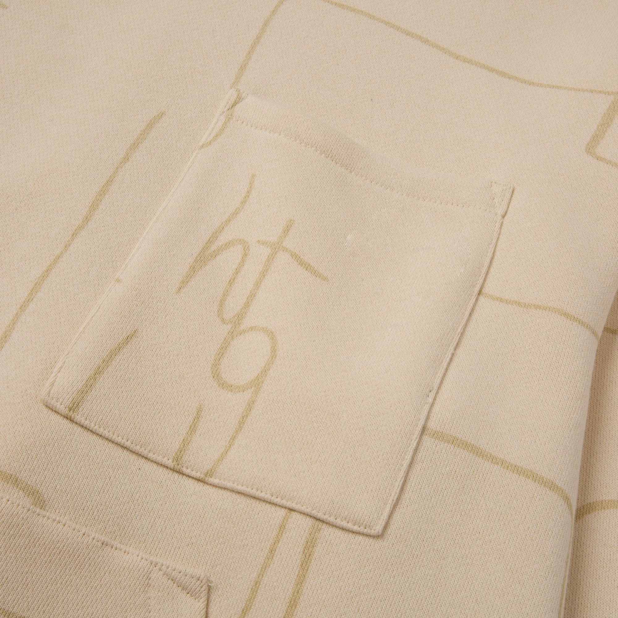 Novelty Printed Terry Hoodie - Bone sold by Honor the Gift product image thumbnail 5