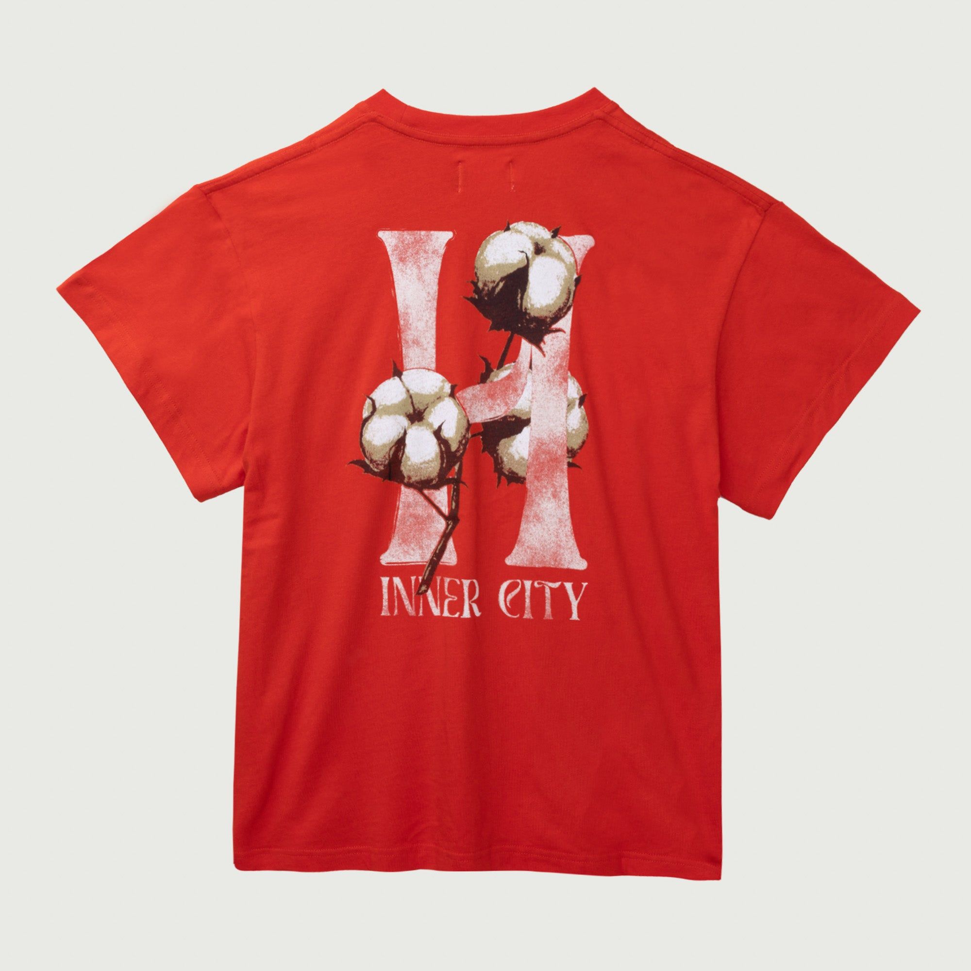 Womens Cotton H T-Shirt - Orange sold by Honor the Gift product image thumbnail 2