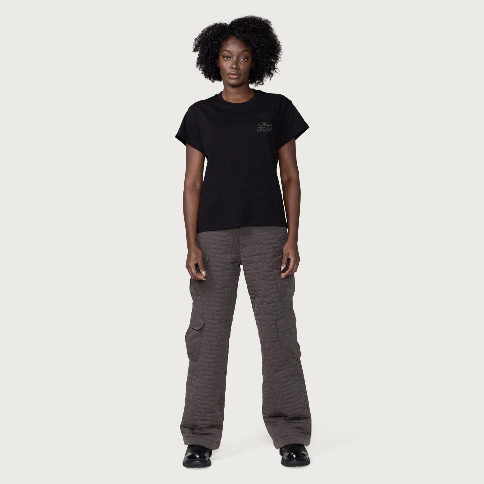 Womens Sewing Needle T-Shirt - Black sold by Honor the Gift product image thumbnail 3