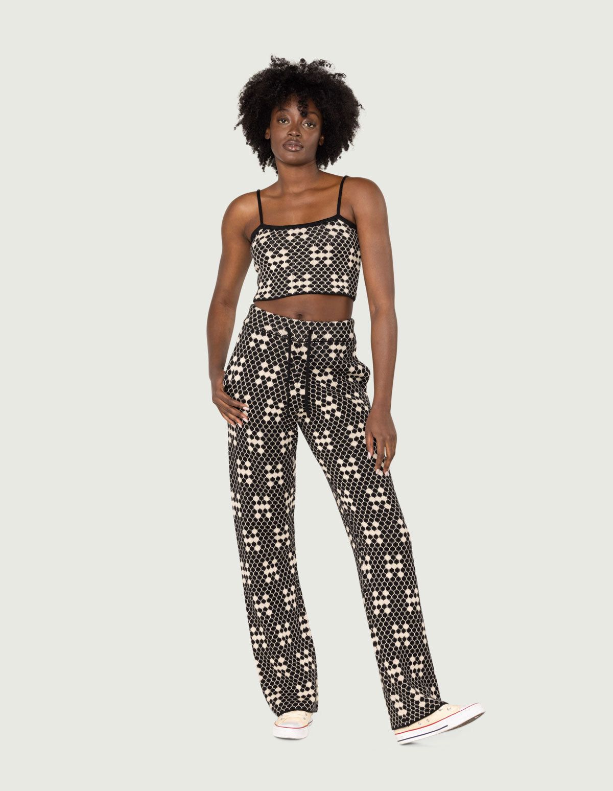 Women's Monogram Lounge Pant - Black sold by Honor the Gift product image thumbnail 3