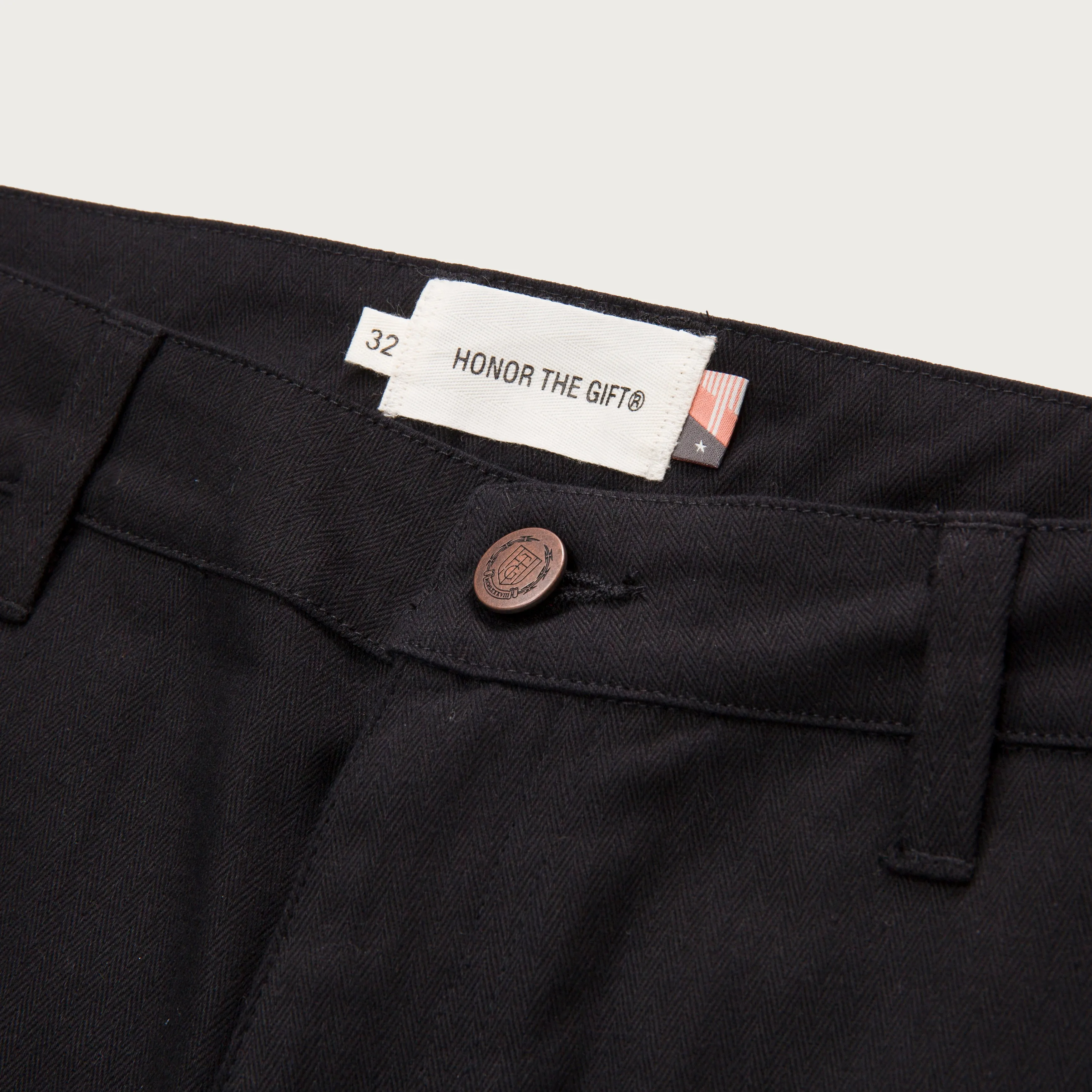 Herringbone Pant - Black sold by Honor the Gift product image thumbnail 3