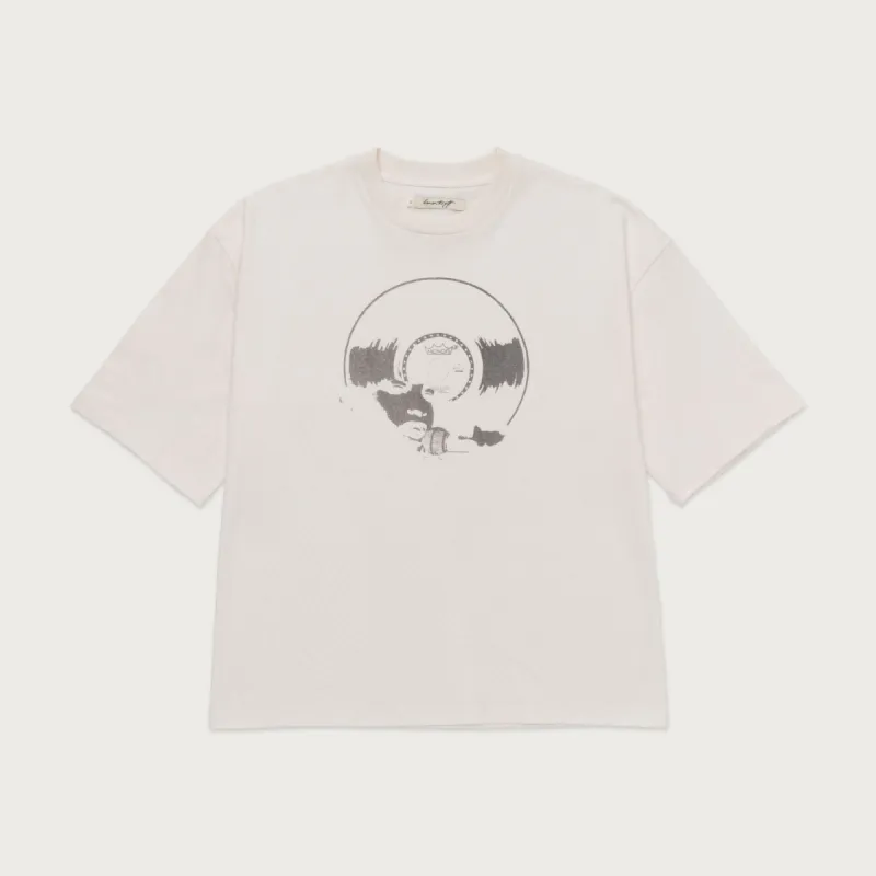 Womens Vinyl Box Tee - Cream sold by Honor the Gift