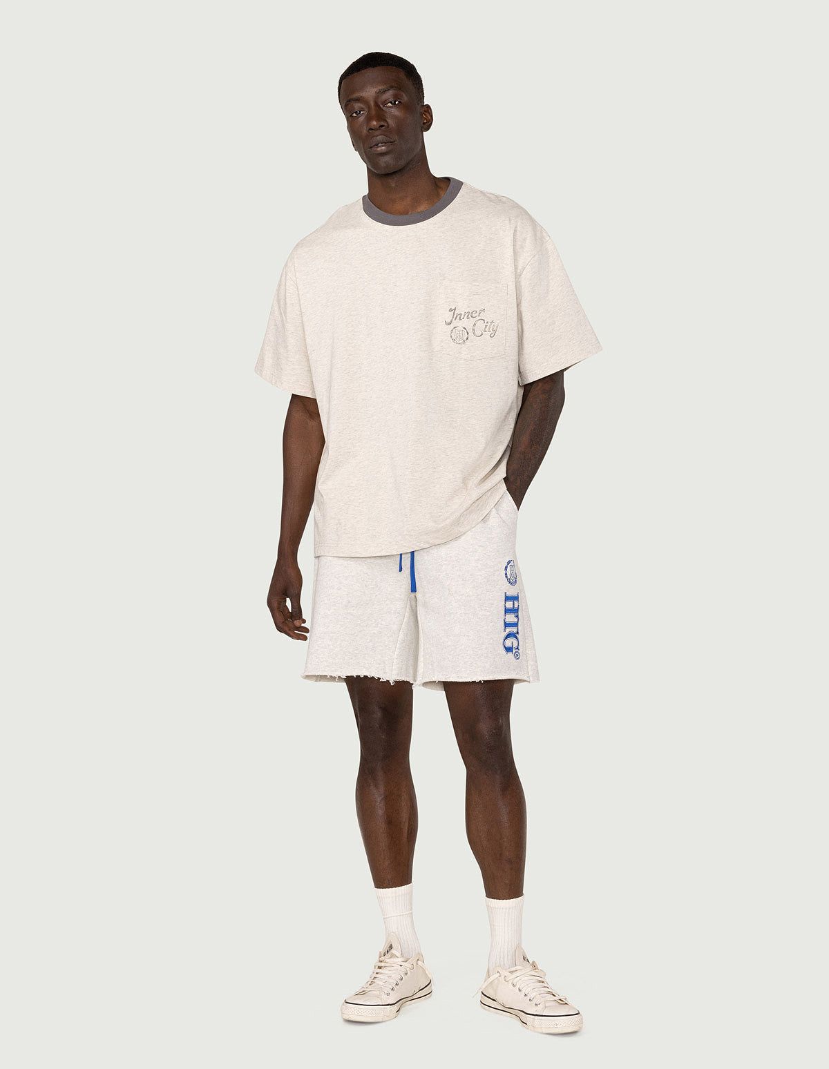 Neighborhood Pocket T-Shirt - Ash Heather sold by Honor the Gift product image thumbnail 3