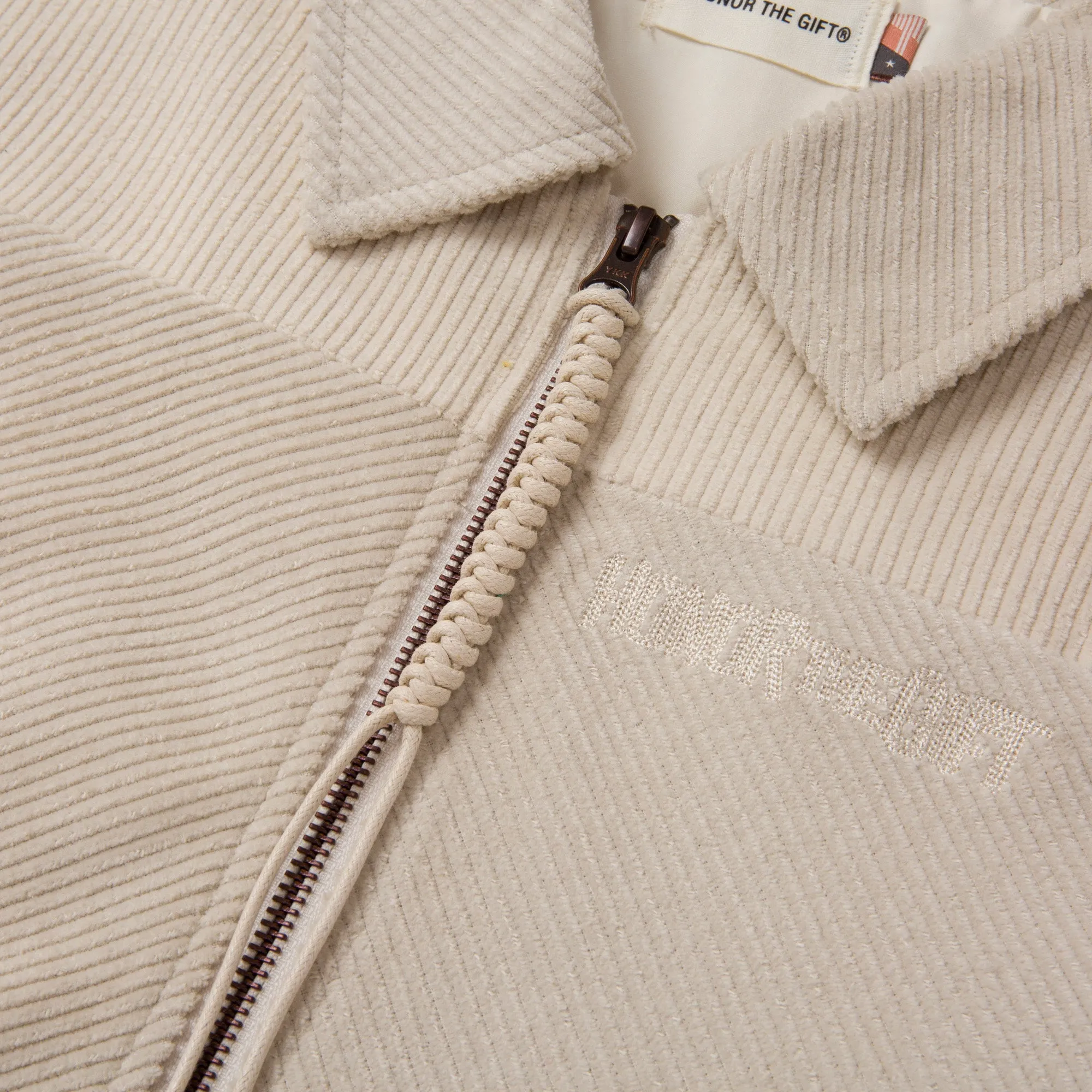 Corduroy Zip Jacket - Bone sold by Honor the Gift product image thumbnail 5