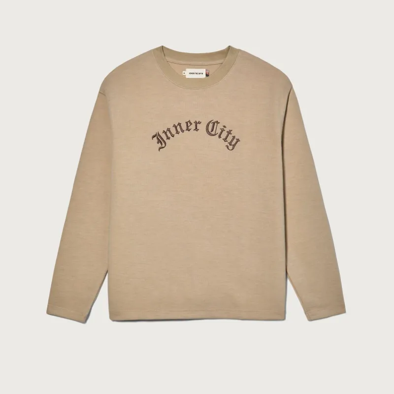 Inner City L/S T-Shirt - Bone made by Honor the Gift