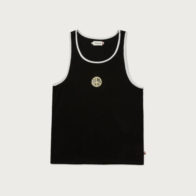 Binded Rib Tank - Black sold by Honor the Gift