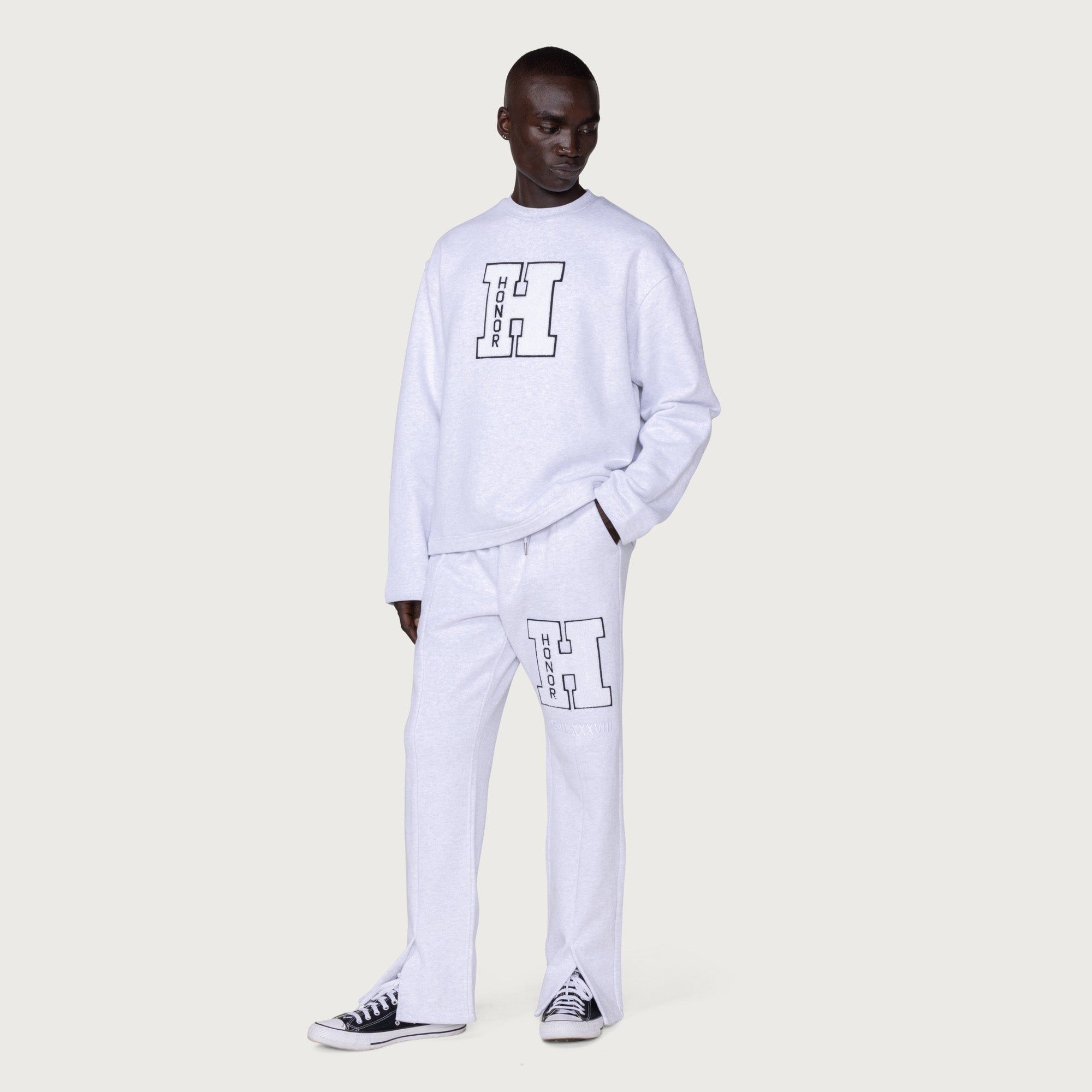 Campus Crewneck - Lt Heather sold by Honor the Gift product image thumbnail 3