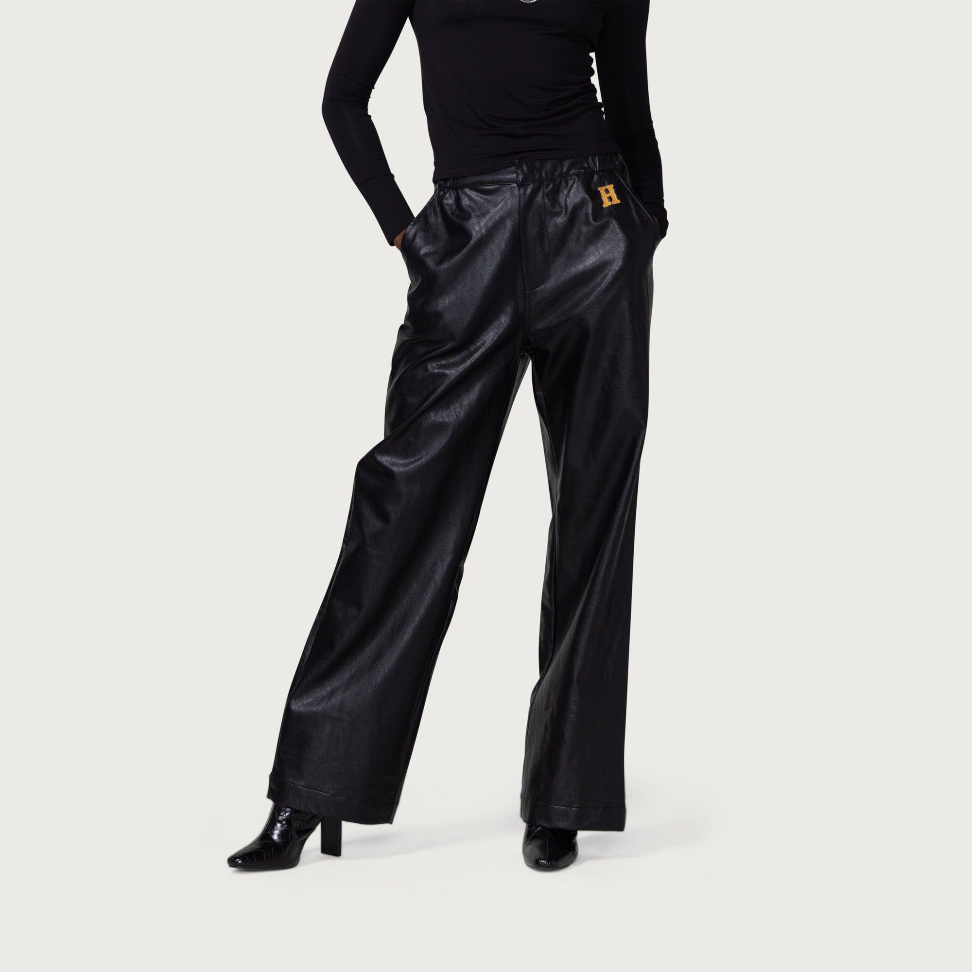 Womens Vegan Leather Pant - Black sold by Honor the Gift product image thumbnail 4