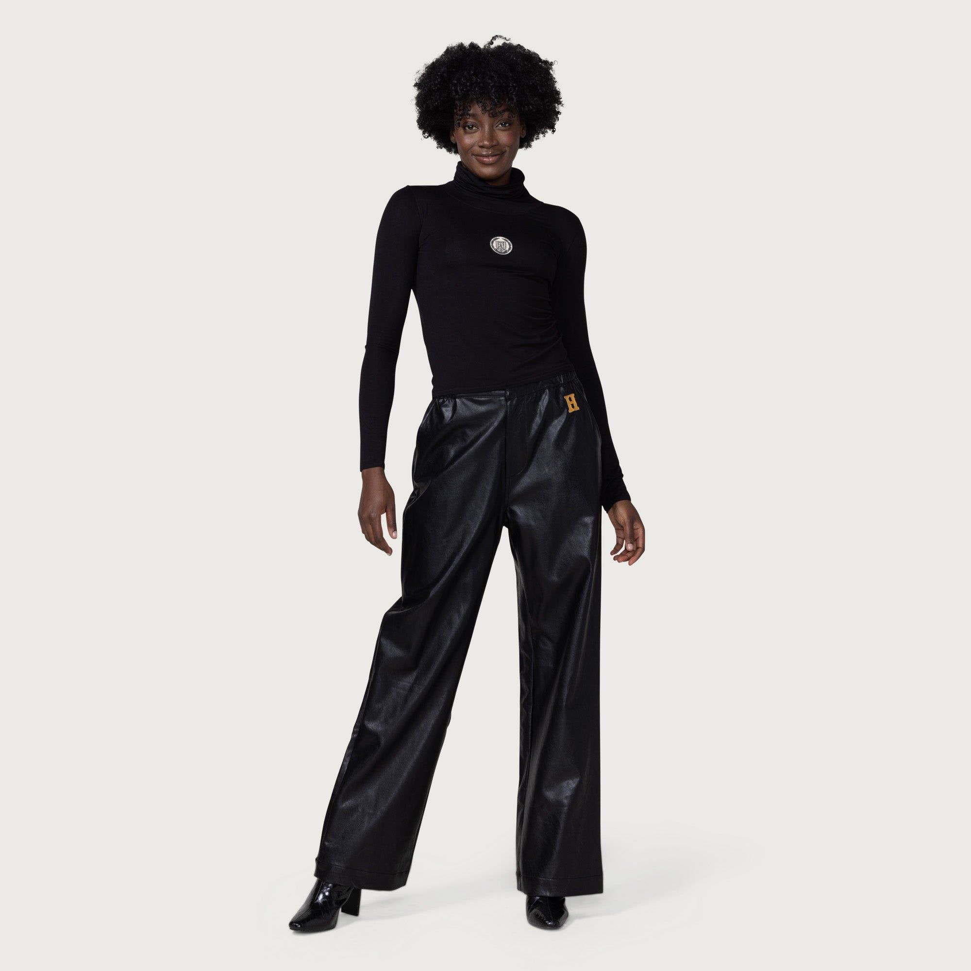 Womens Vegan Leather Pant - Black sold by Honor the Gift product image thumbnail 2