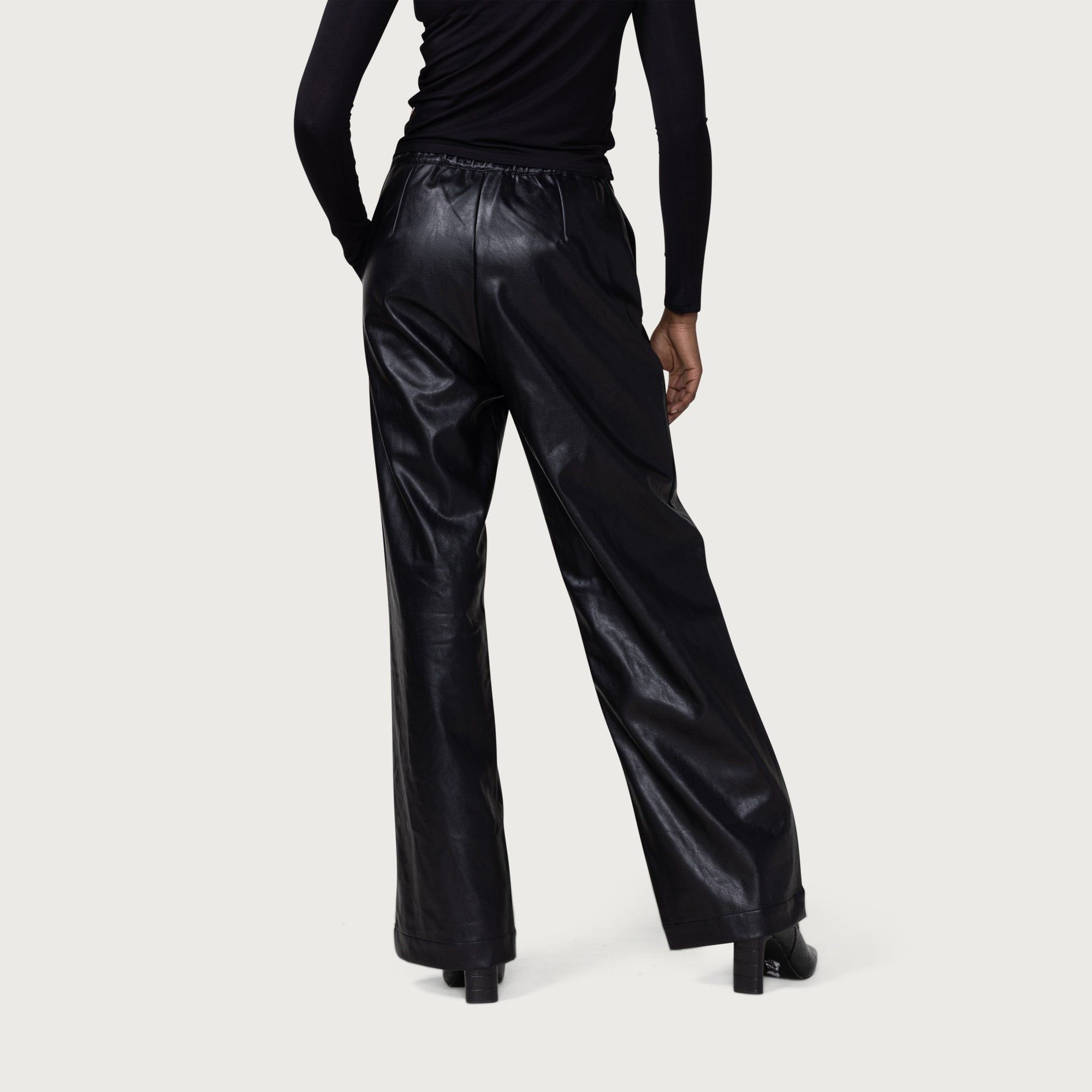 Womens Vegan Leather Pant - Black sold by Honor the Gift product image thumbnail 5