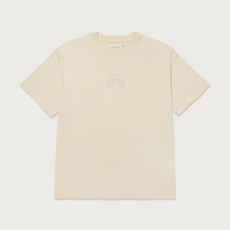 HTG® Embroidery Logo T-Shirt - Bone sold by Honor the Gift