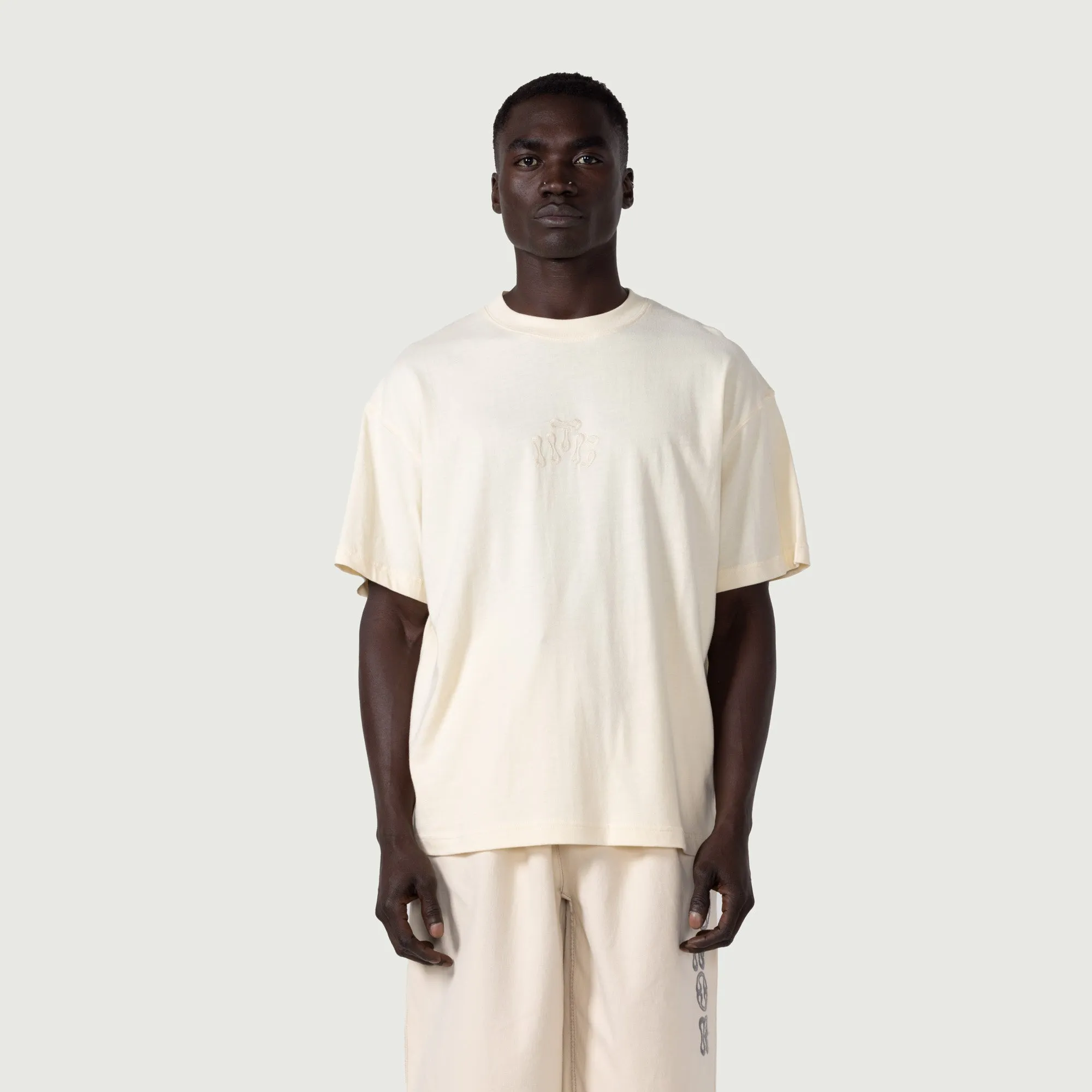 HTG® Embroidery Logo T-Shirt - Bone sold by Honor the Gift product image thumbnail 5