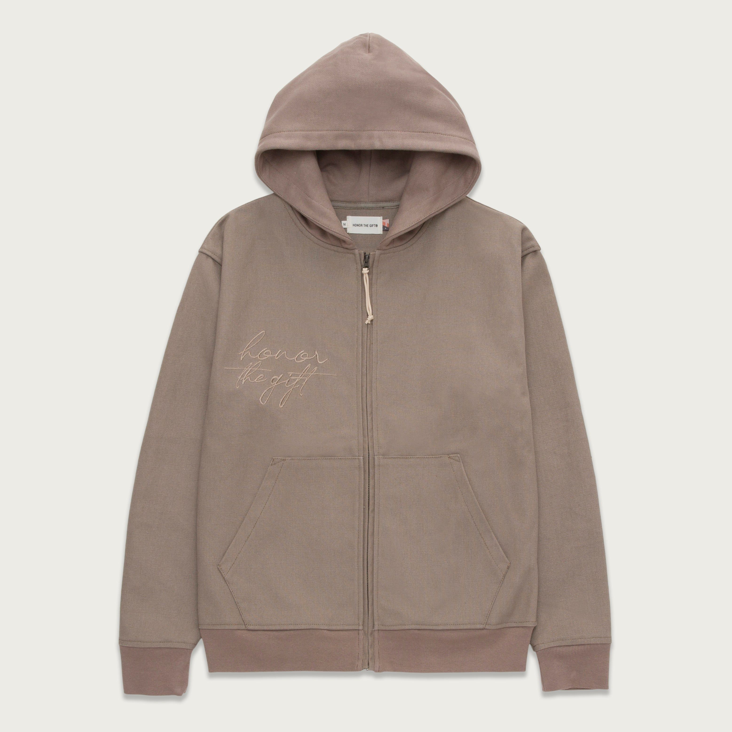 Full Zip Truth Hoodie - Grey sold by Honor the Gift