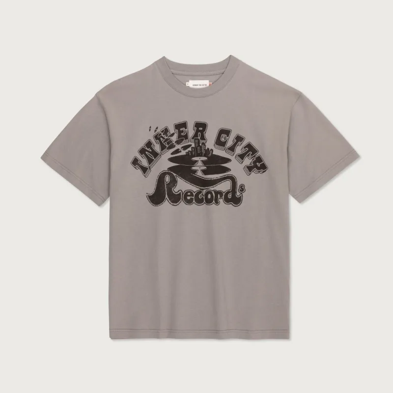 Records T-Shirt - Grey sold by Honor the Gift