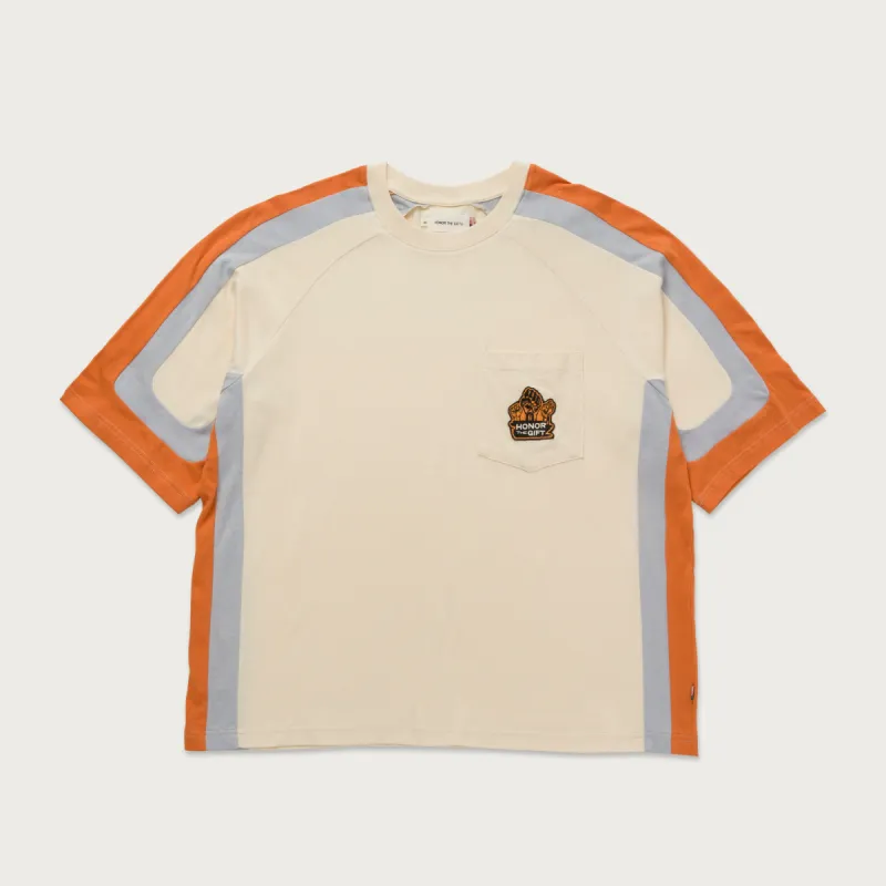 S/S Panel Pocket T-Shirt - Bone sold by Honor the Gift