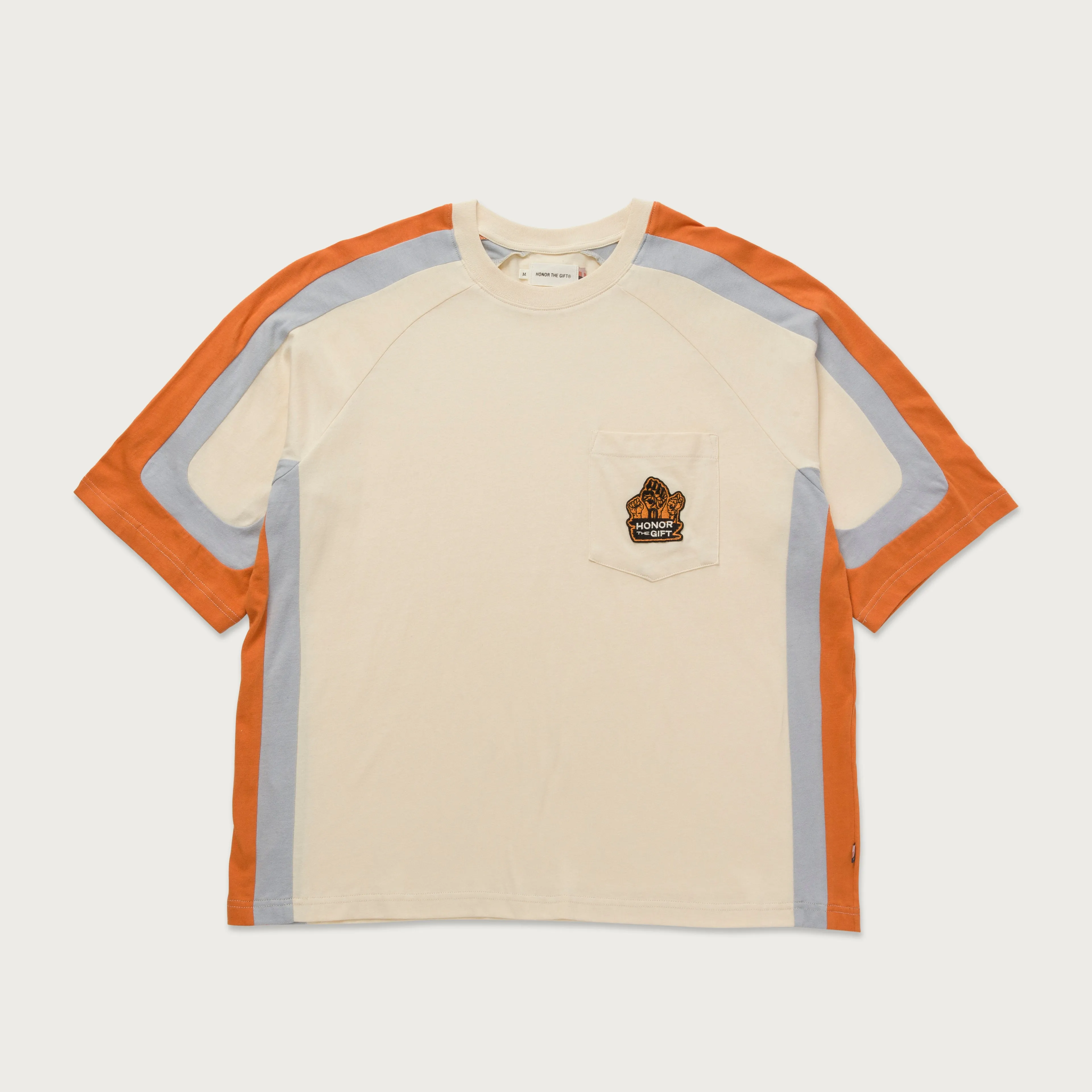 S/S Panel Pocket T-Shirt - Bone sold by Honor the Gift