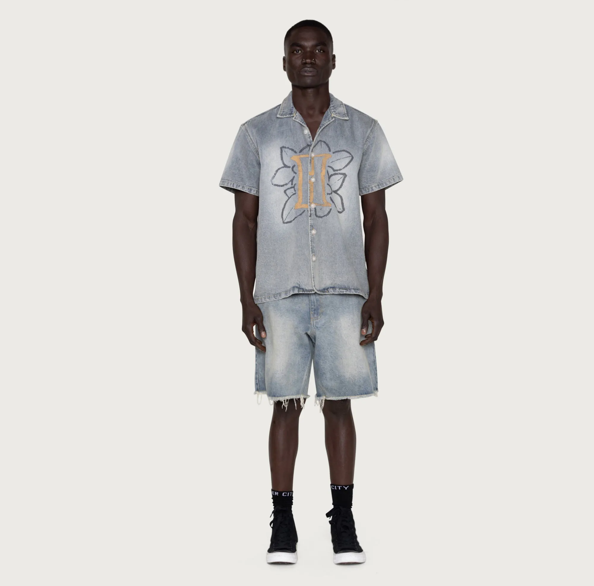 S/S Denim Woven Shirt - Indigo sold by Honor the Gift product image thumbnail 3