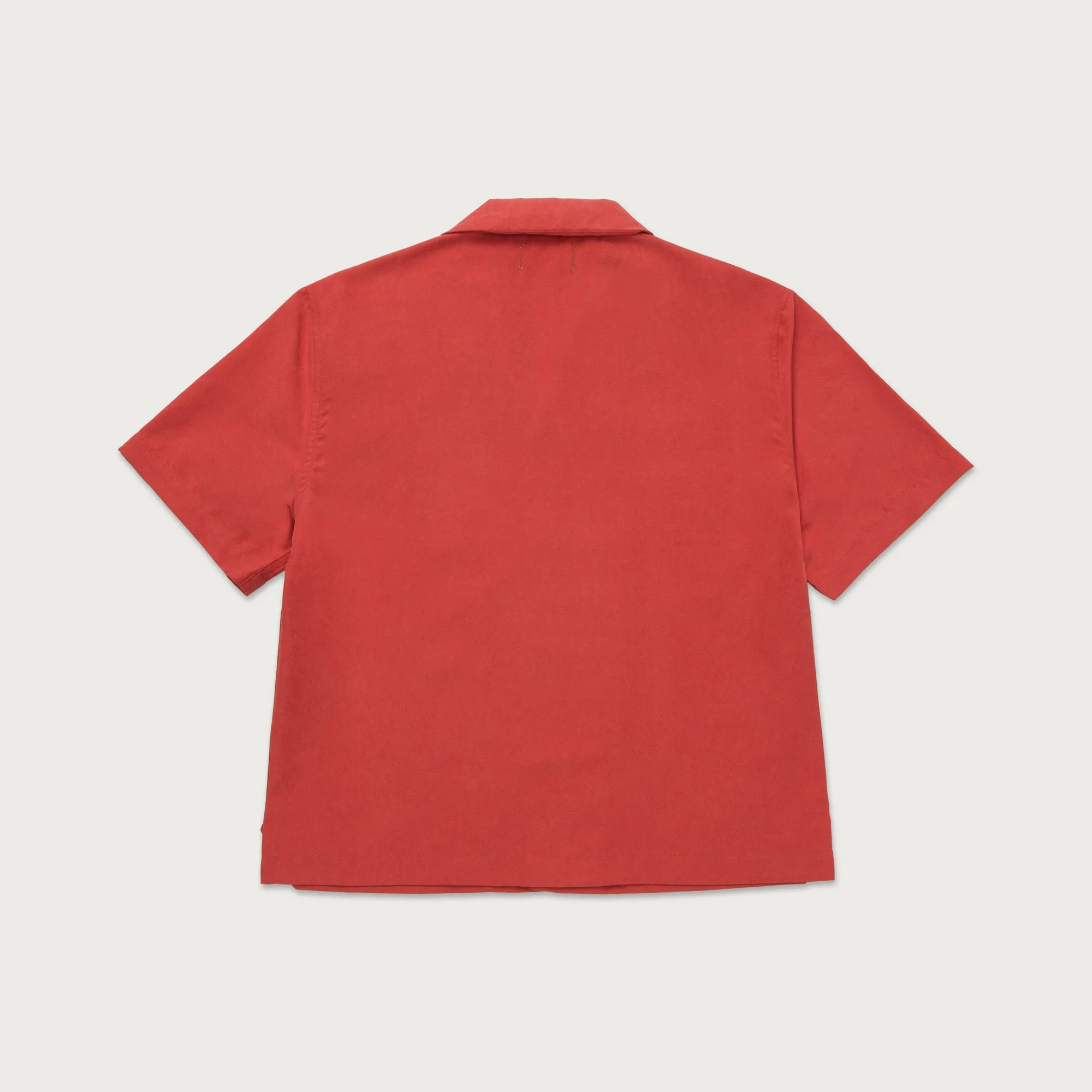 Womens Peached Camp Shirt - Brick sold by Honor the Gift product image thumbnail 2