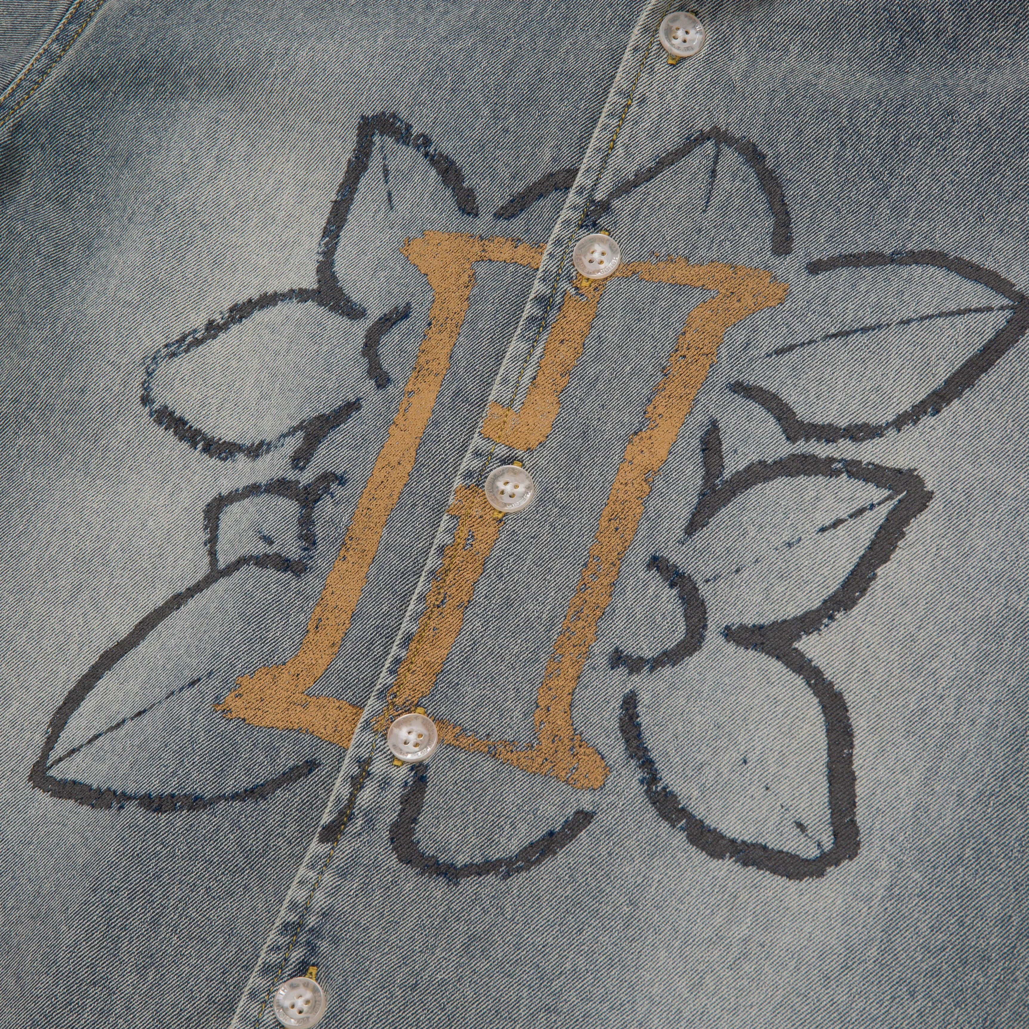 S/S Denim Woven Shirt - Indigo sold by Honor the Gift product image thumbnail 5