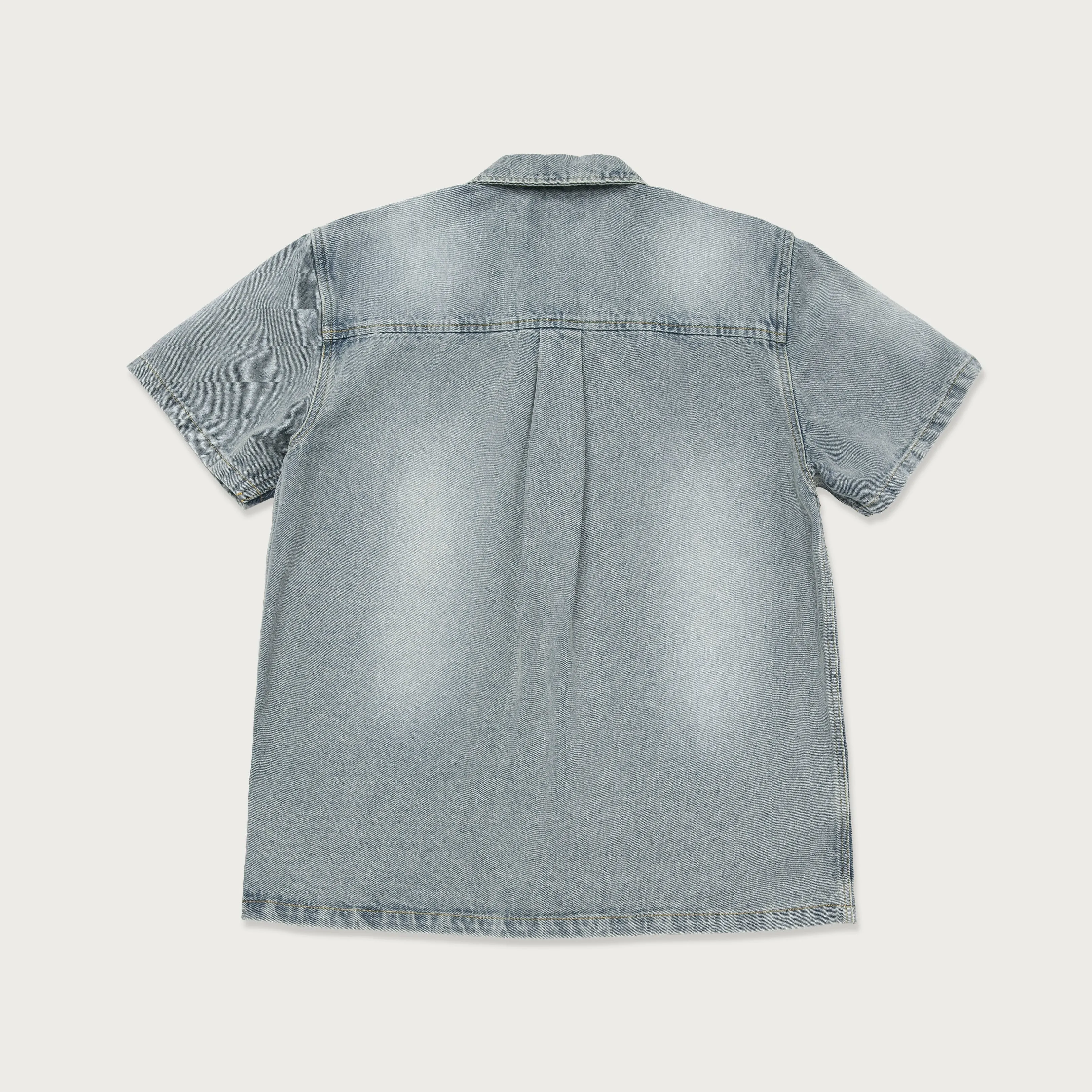 S/S Denim Woven Shirt - Indigo sold by Honor the Gift product image thumbnail 2