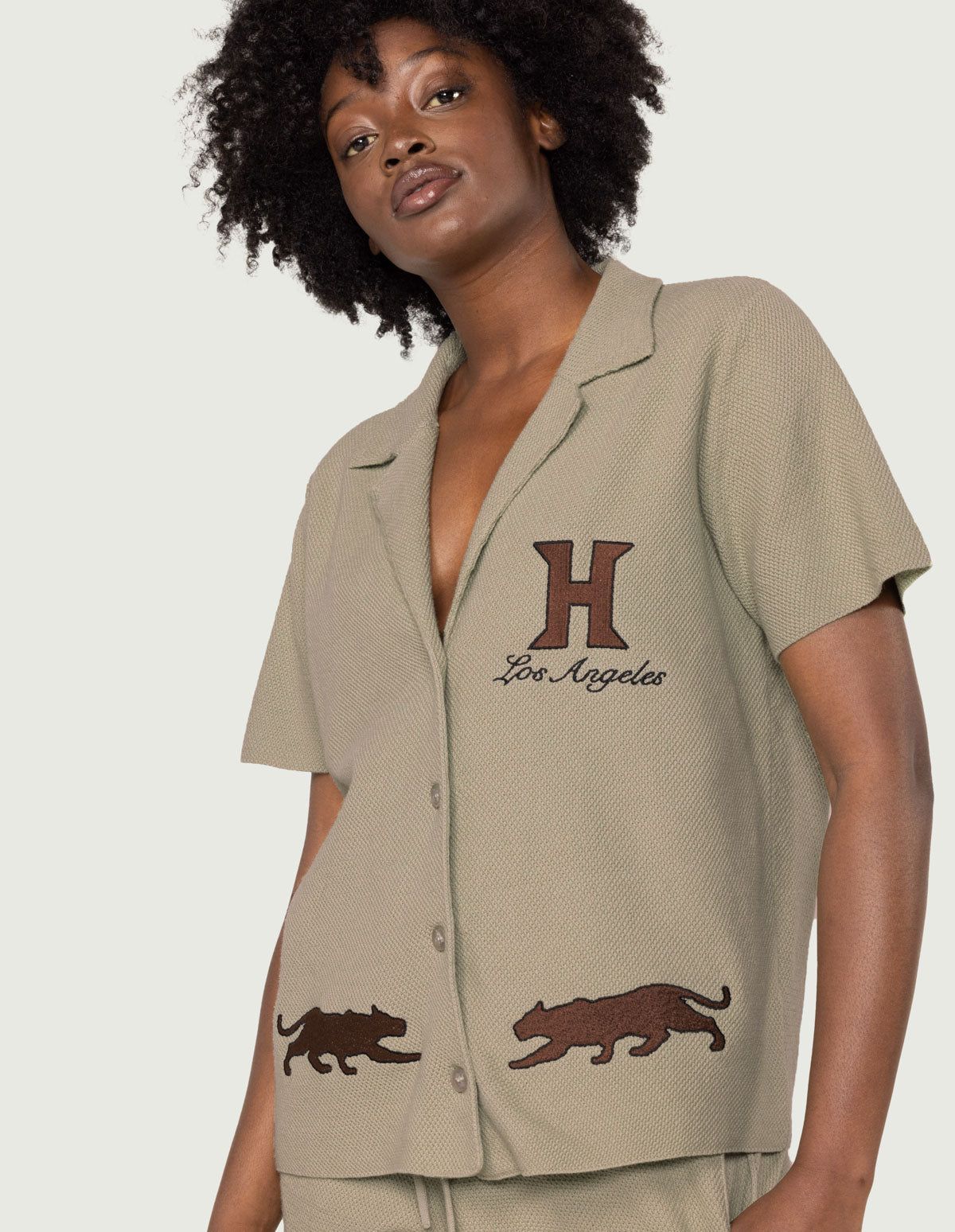 Women's Jungle Camp Button Up - Sage sold by Honor the Gift product image thumbnail 7
