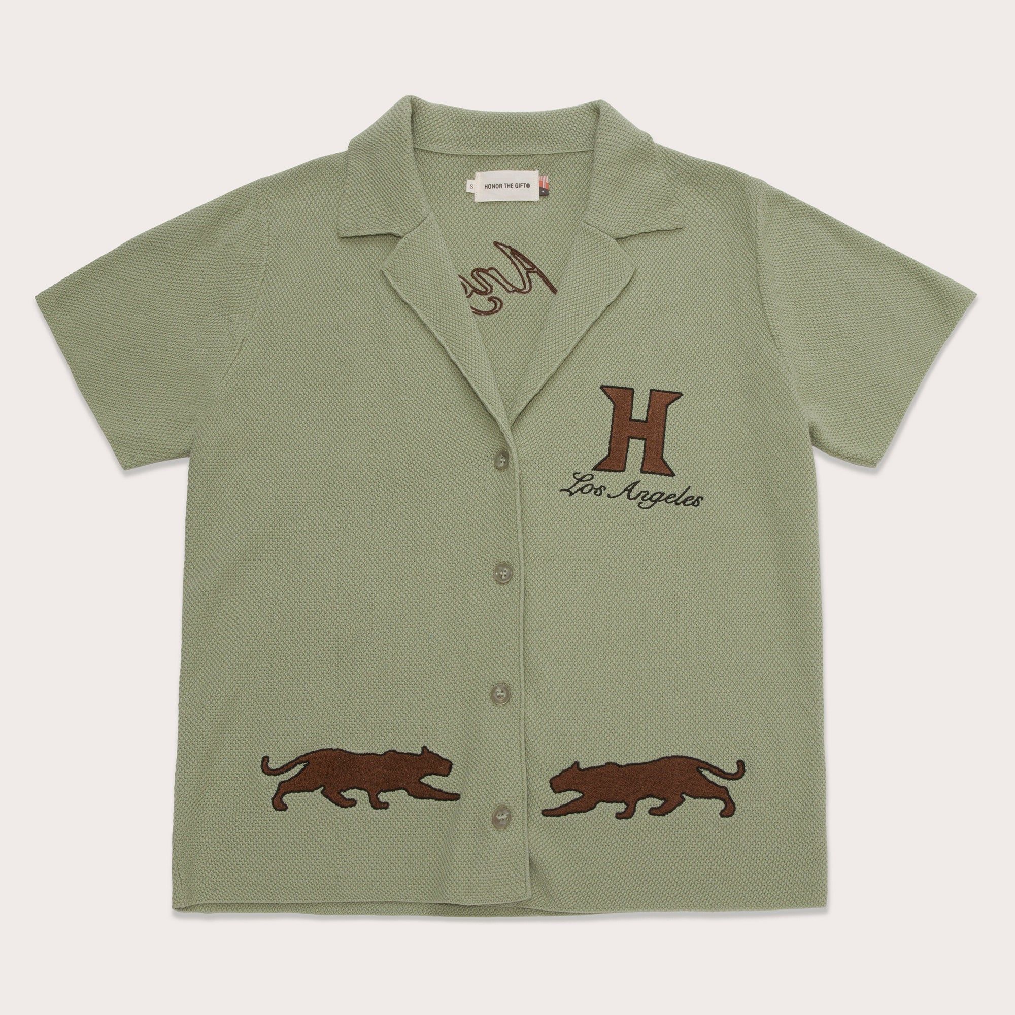 Women's Jungle Camp Button Up - Sage sold by Honor the Gift
