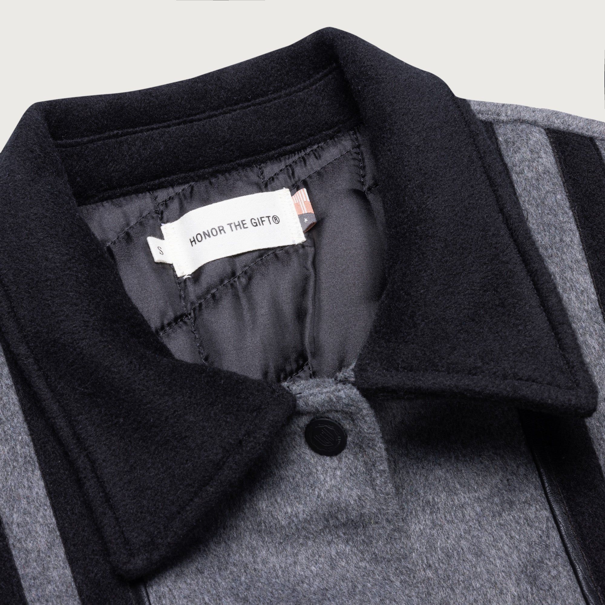 Womens Prep School Bomber - Grey sold by Honor the Gift product image thumbnail 4