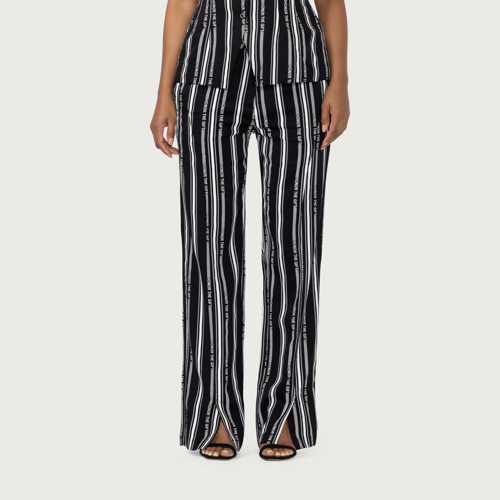 Womens Honor Stripe Pant - Black Stripe sold by Honor the Gift product image thumbnail 5
