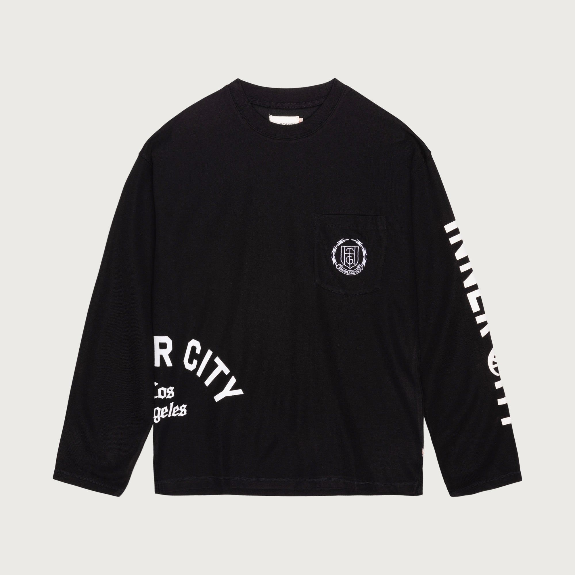 Angelino L/S T-Shirt - Black sold by Honor the Gift
