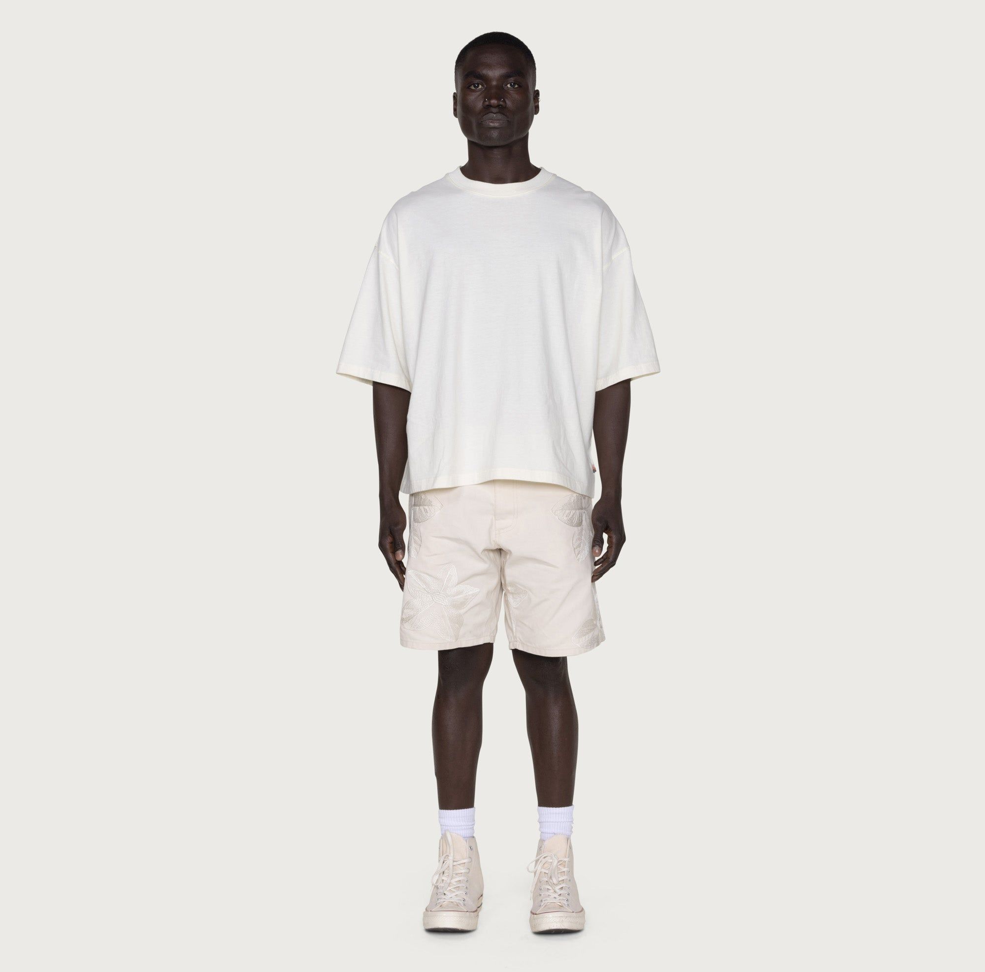 Crest Box T-Shirt - Bone sold by Honor the Gift product image thumbnail 3