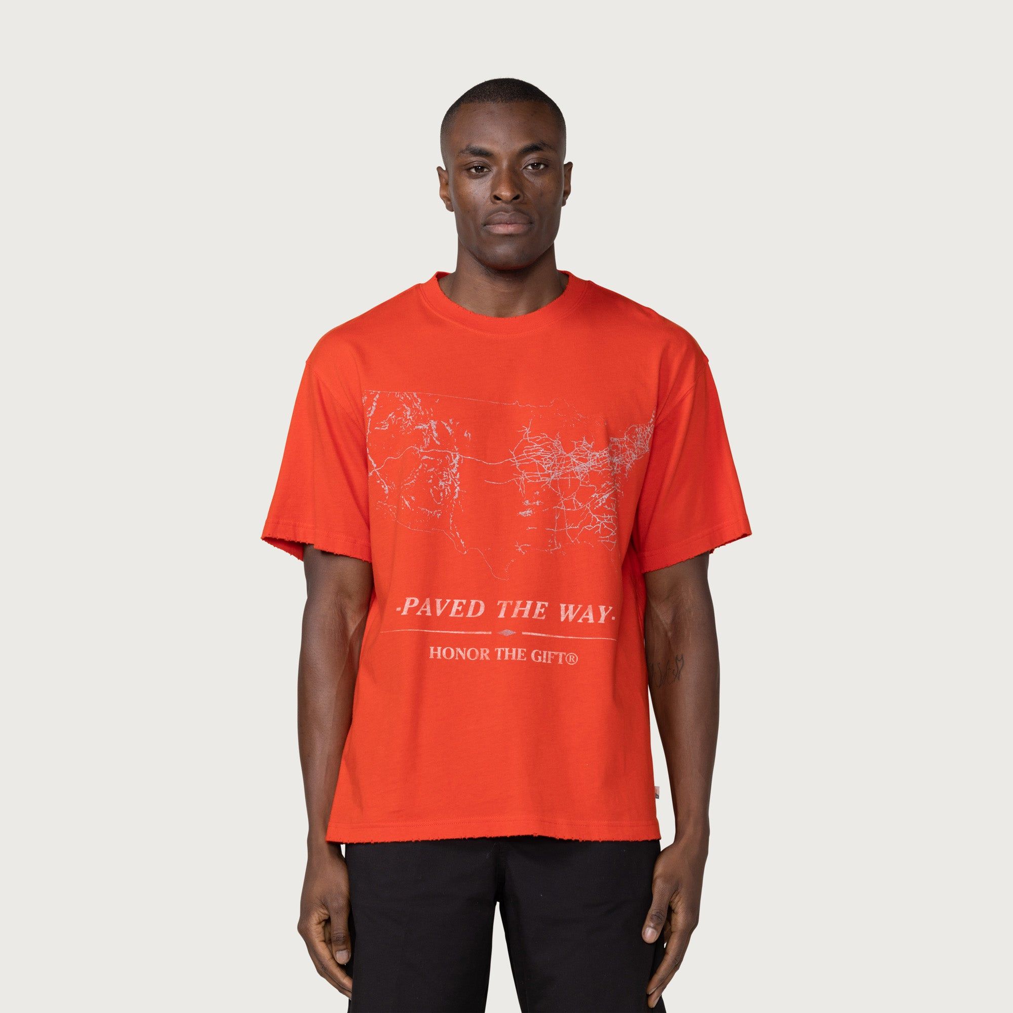 Pave The Way T-Shirt - Orange sold by Honor the Gift product image thumbnail 5