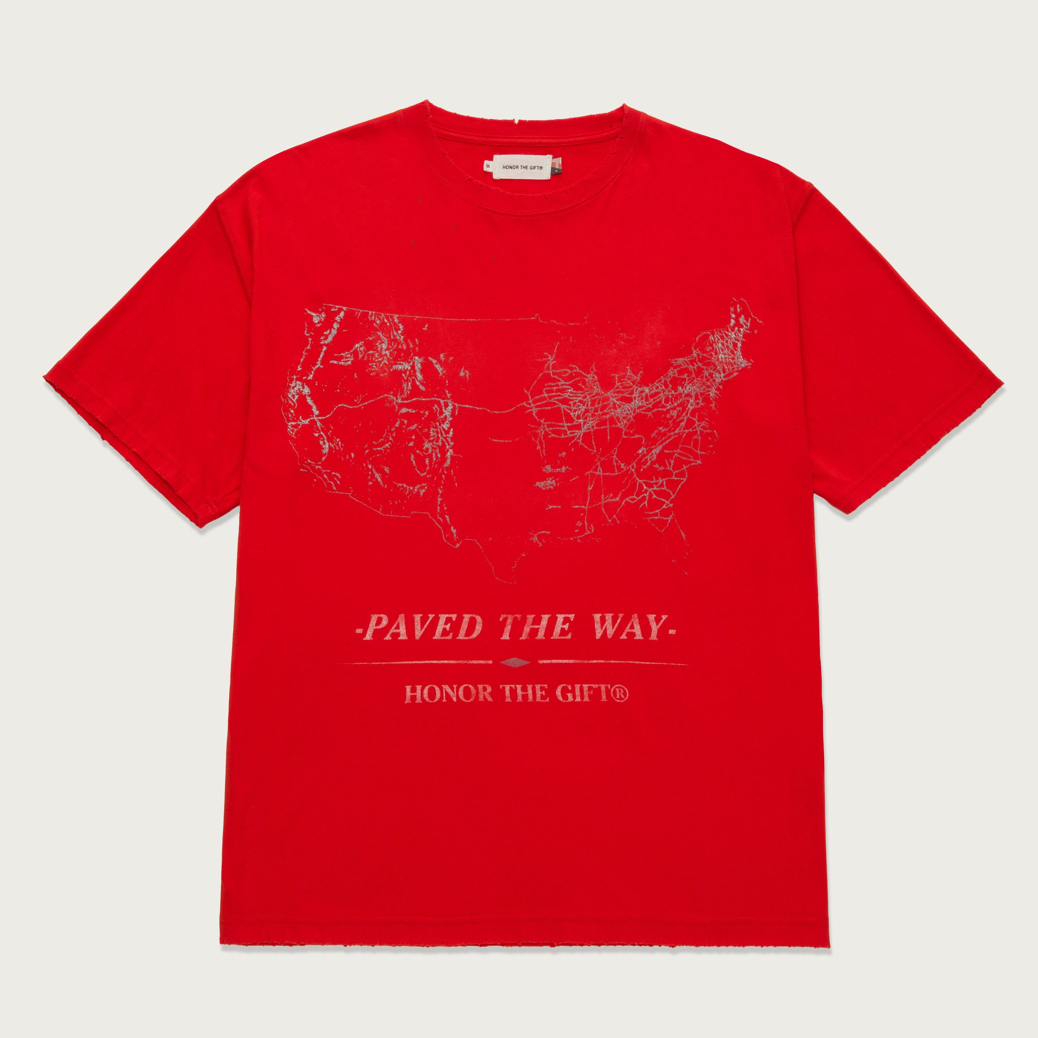 Pave The Way T-Shirt - Orange sold by Honor the Gift