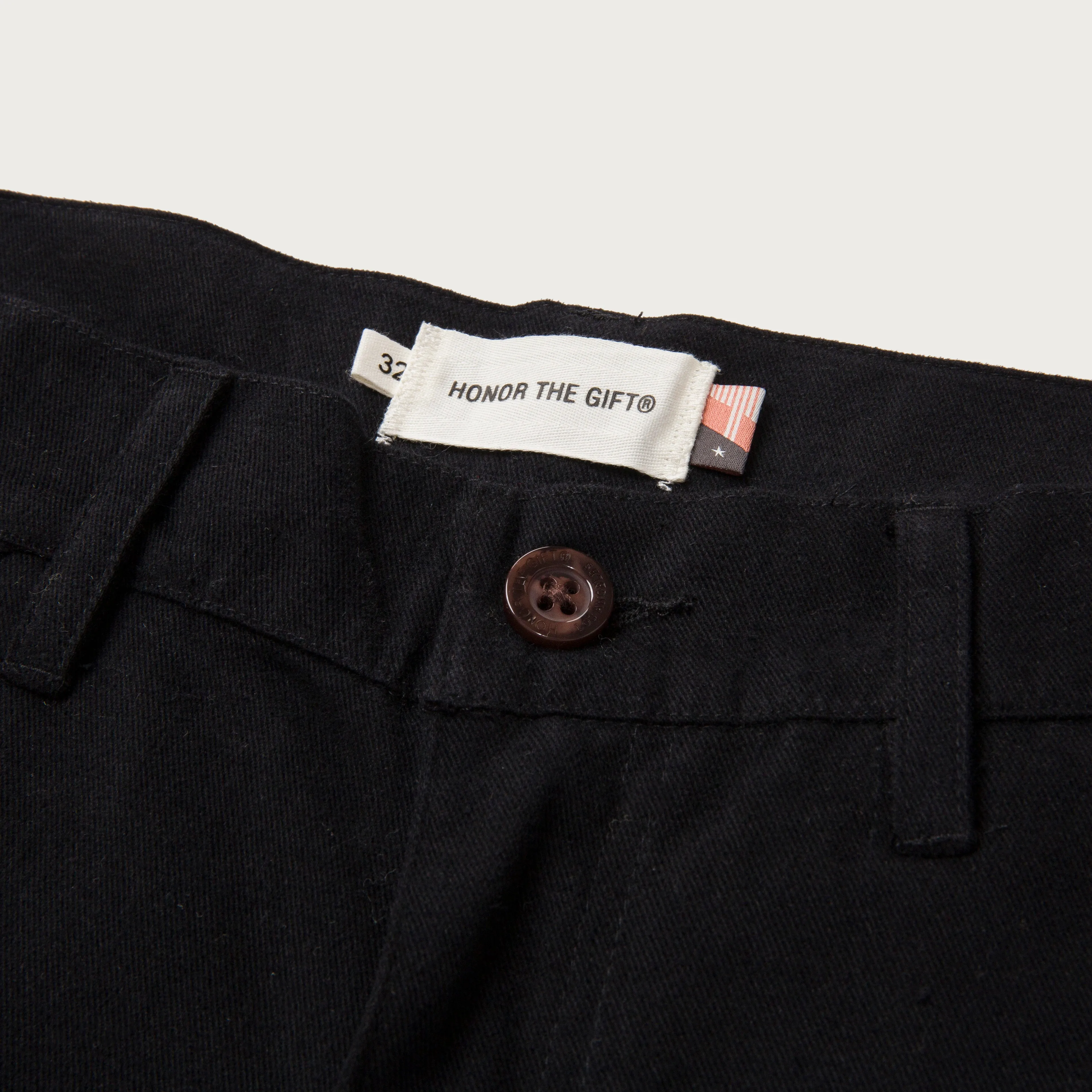 Peace Print Trouser Pant - Black sold by Honor the Gift product image thumbnail 3