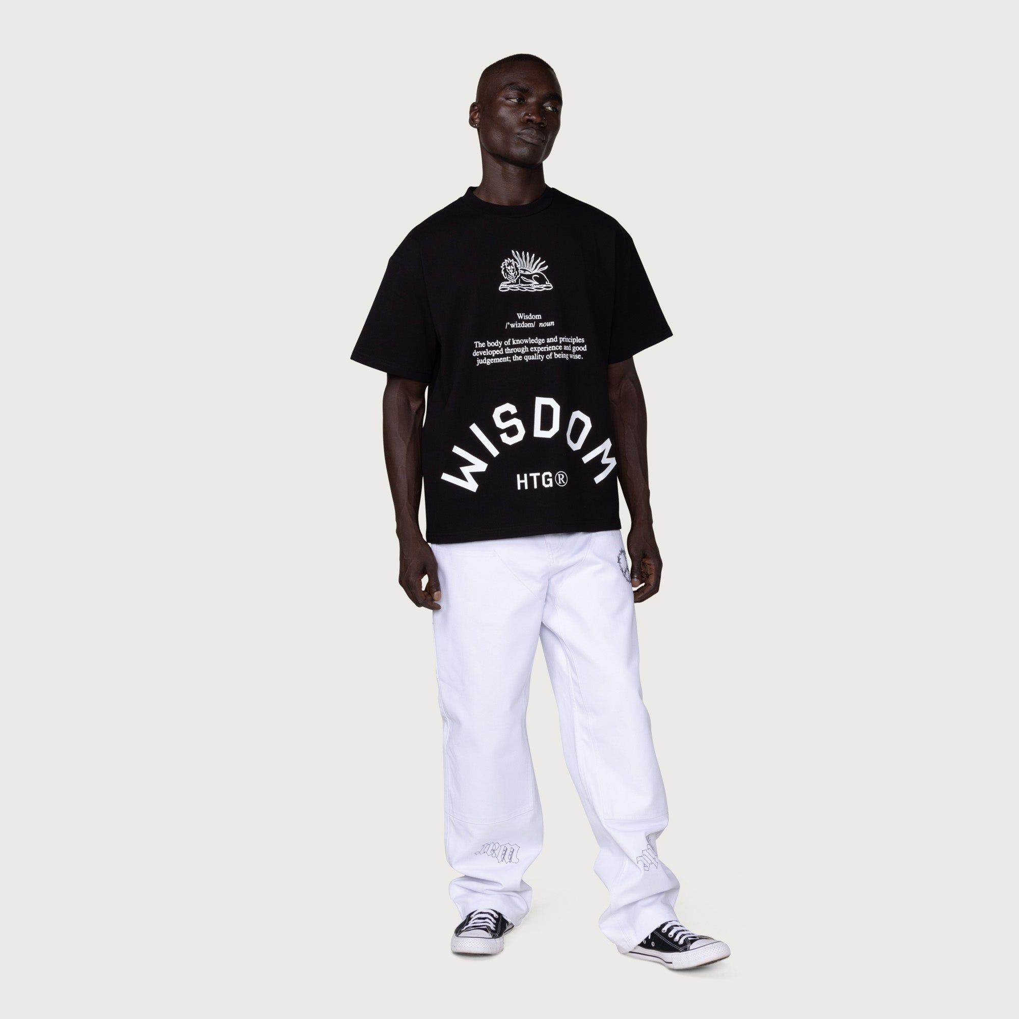 HTG® Wisdom T-Shirt - Black sold by Honor the Gift product image thumbnail 3