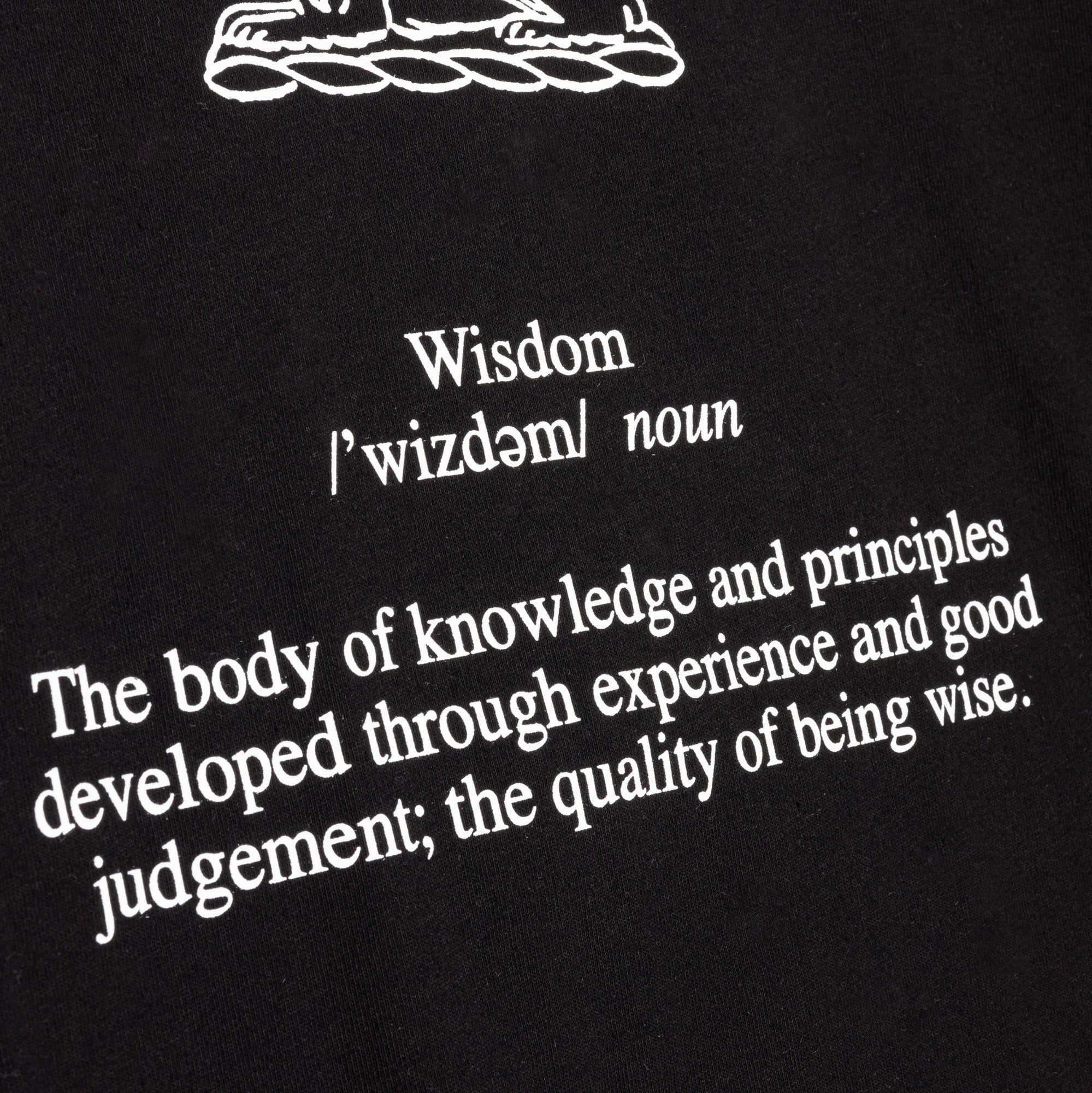 HTG® Wisdom T-Shirt - Black sold by Honor the Gift product image thumbnail 5