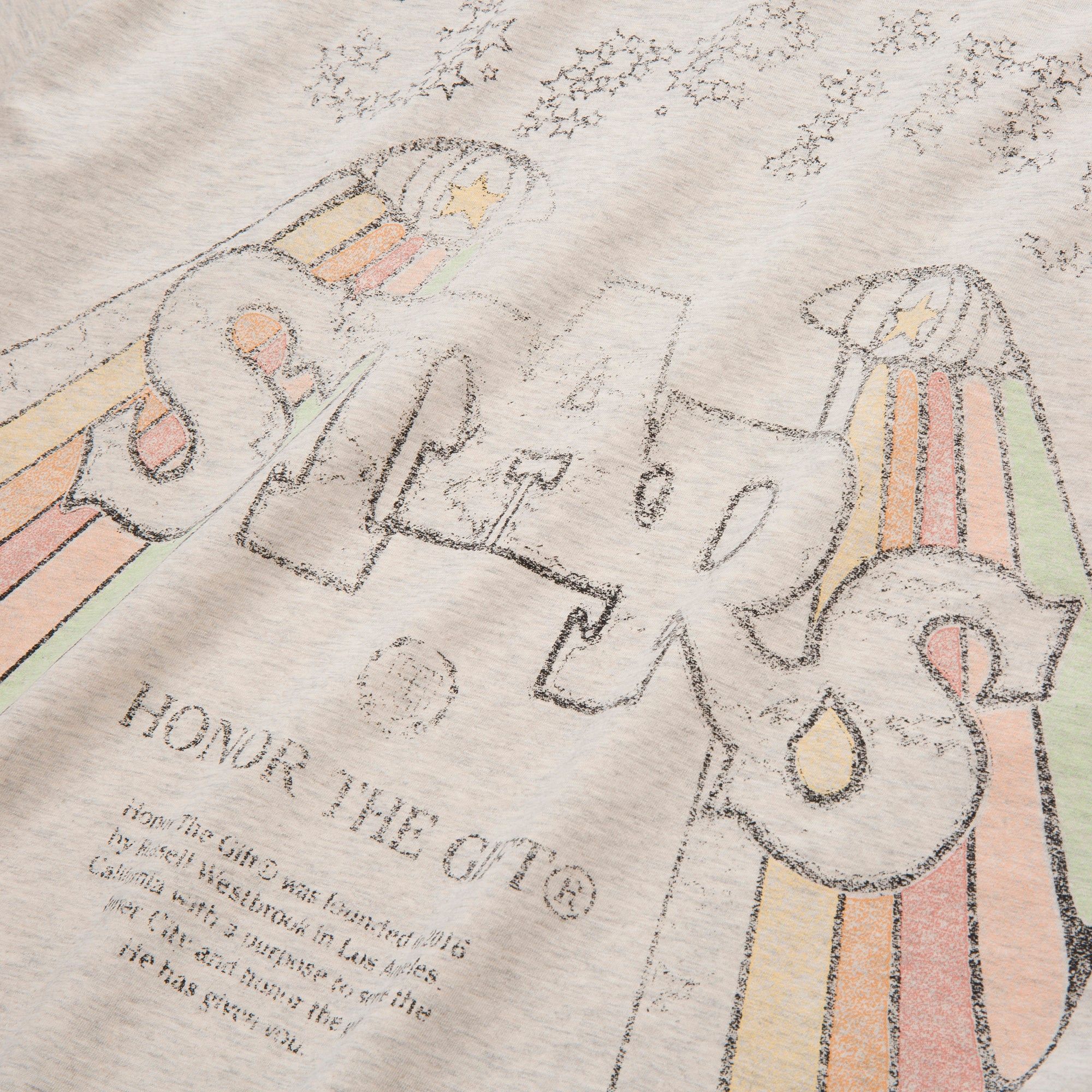 Seeing Stars T-Shirt - Oatmeal sold by Honor the Gift product image thumbnail 4