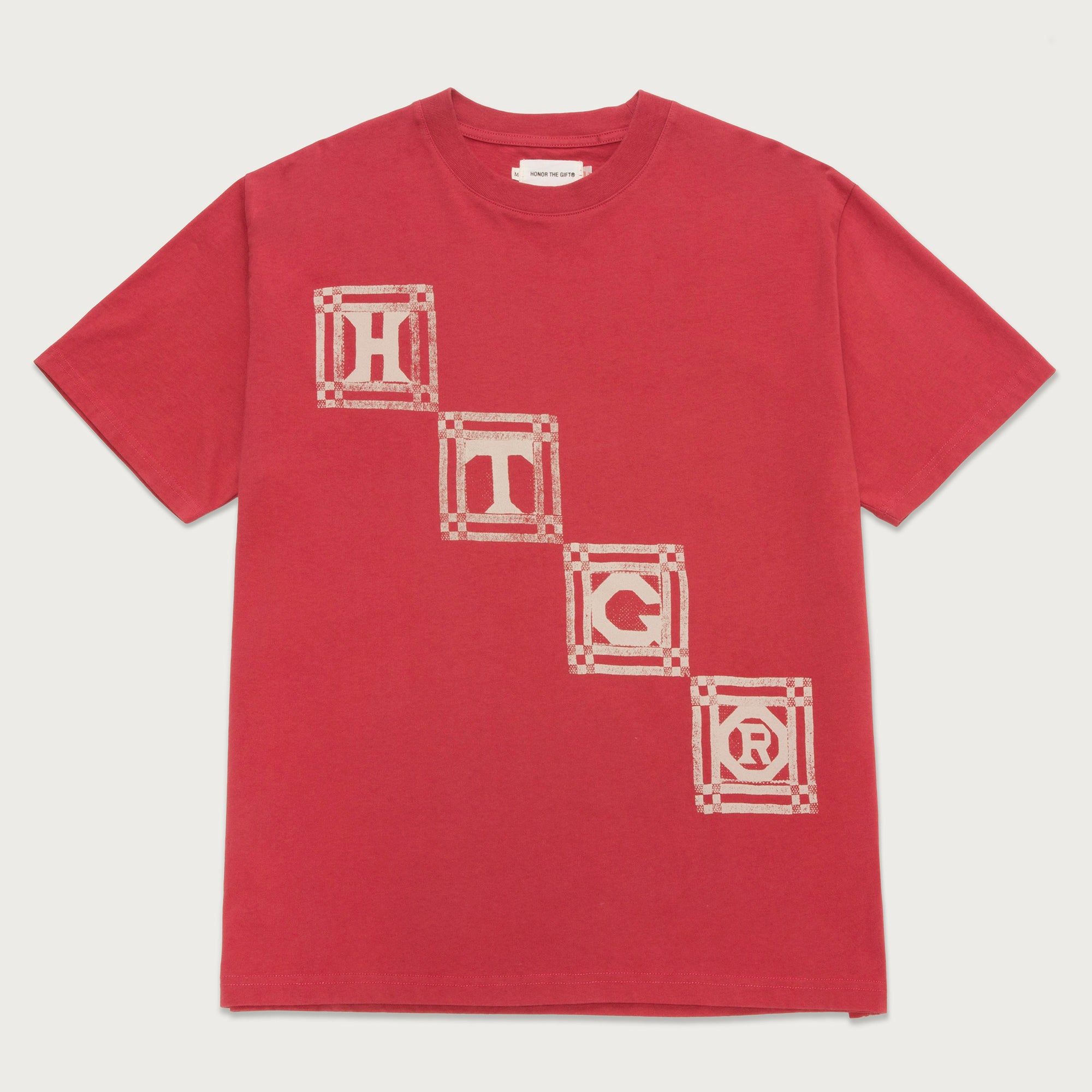 Quilt T-Shirt - Crimson sold by Honor the Gift