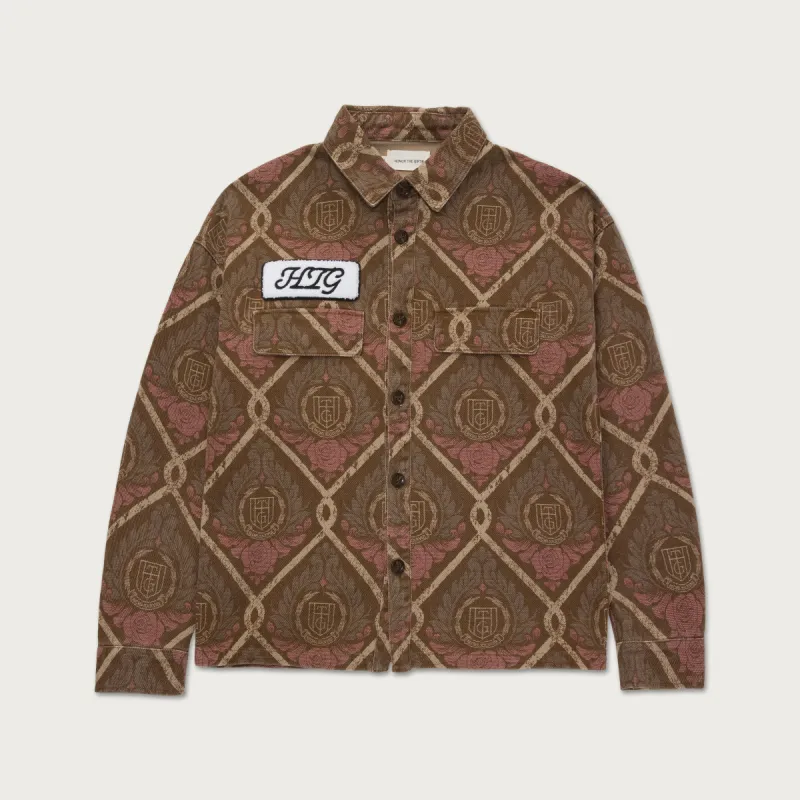 HTG® L/S Work Shirt - Brown sold by Honor the Gift